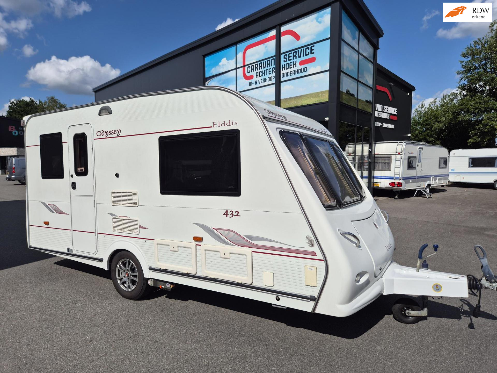 Elddis 432 Enkele bedden of XXL bed Vol aut. mover Nieuw staat