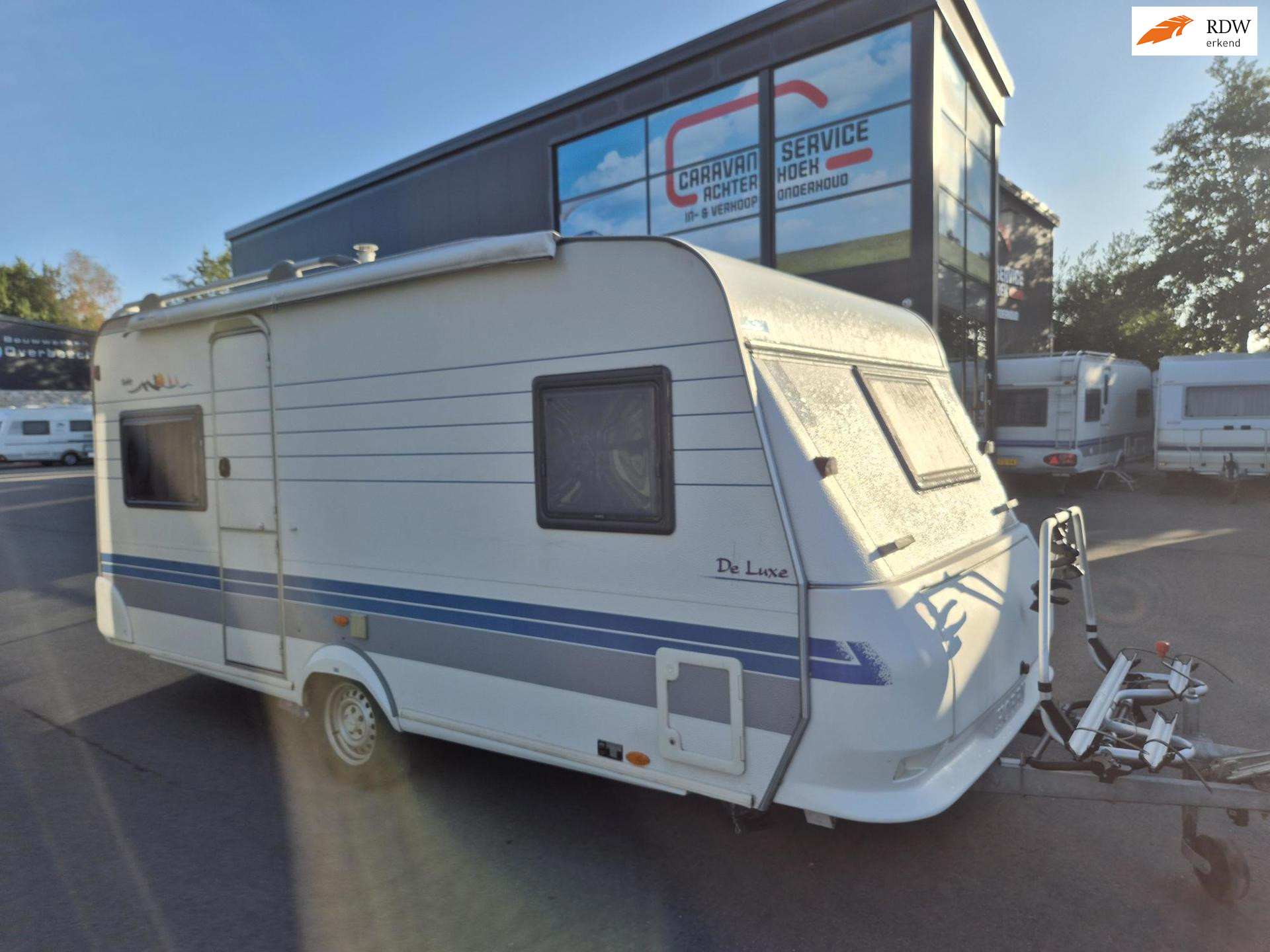 Hobby 460 UFE Mover, Voortent + Nw. Etui luifel