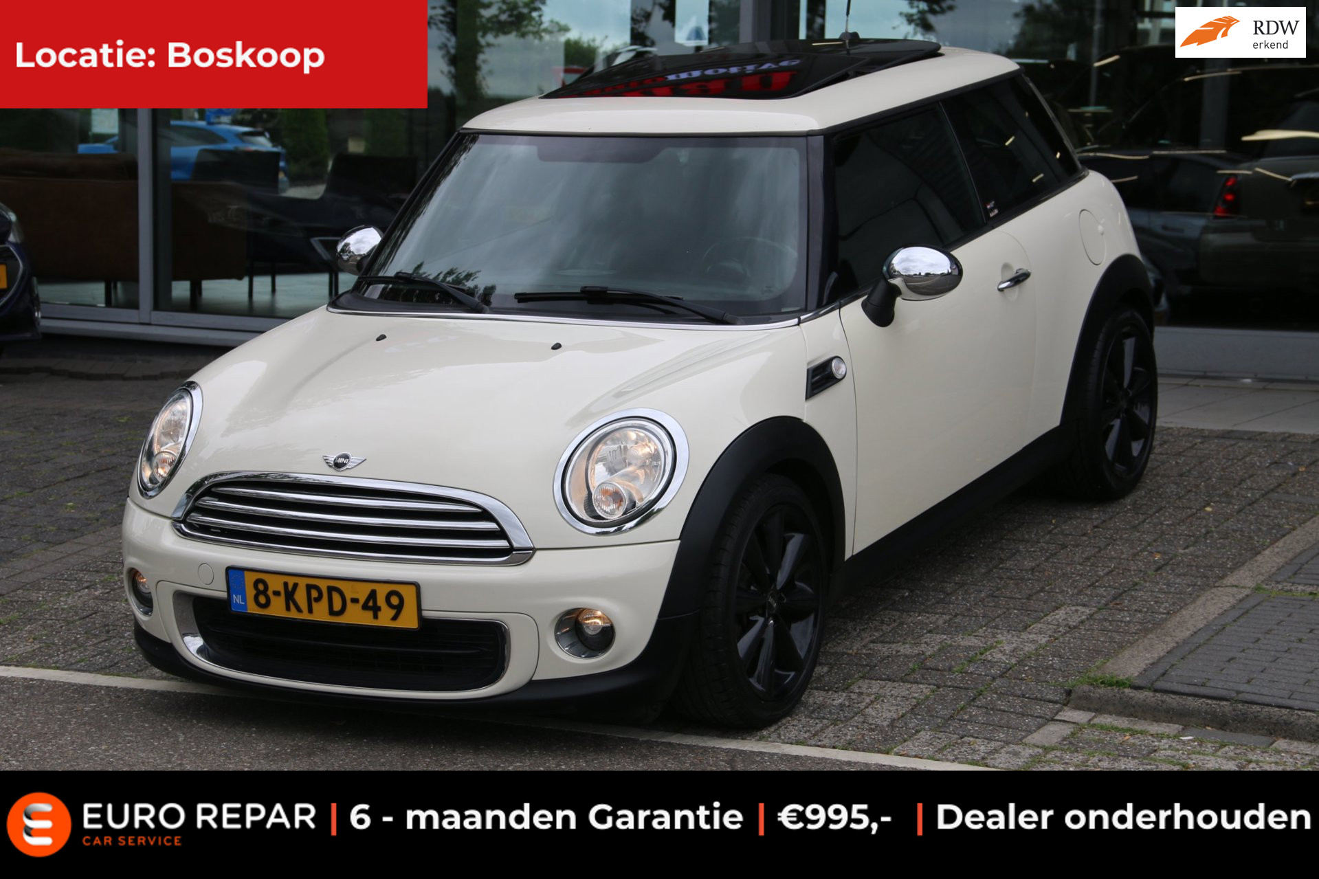 MINI 3-deurs 1.6 One Chili NL-AUTO NAP PANO-DAK!