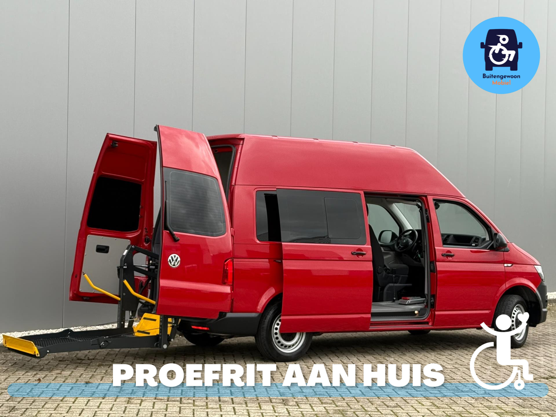 Volkswagen Transporter Rolstoel VOORIN Rolstoelbus (Airco) Automaat
