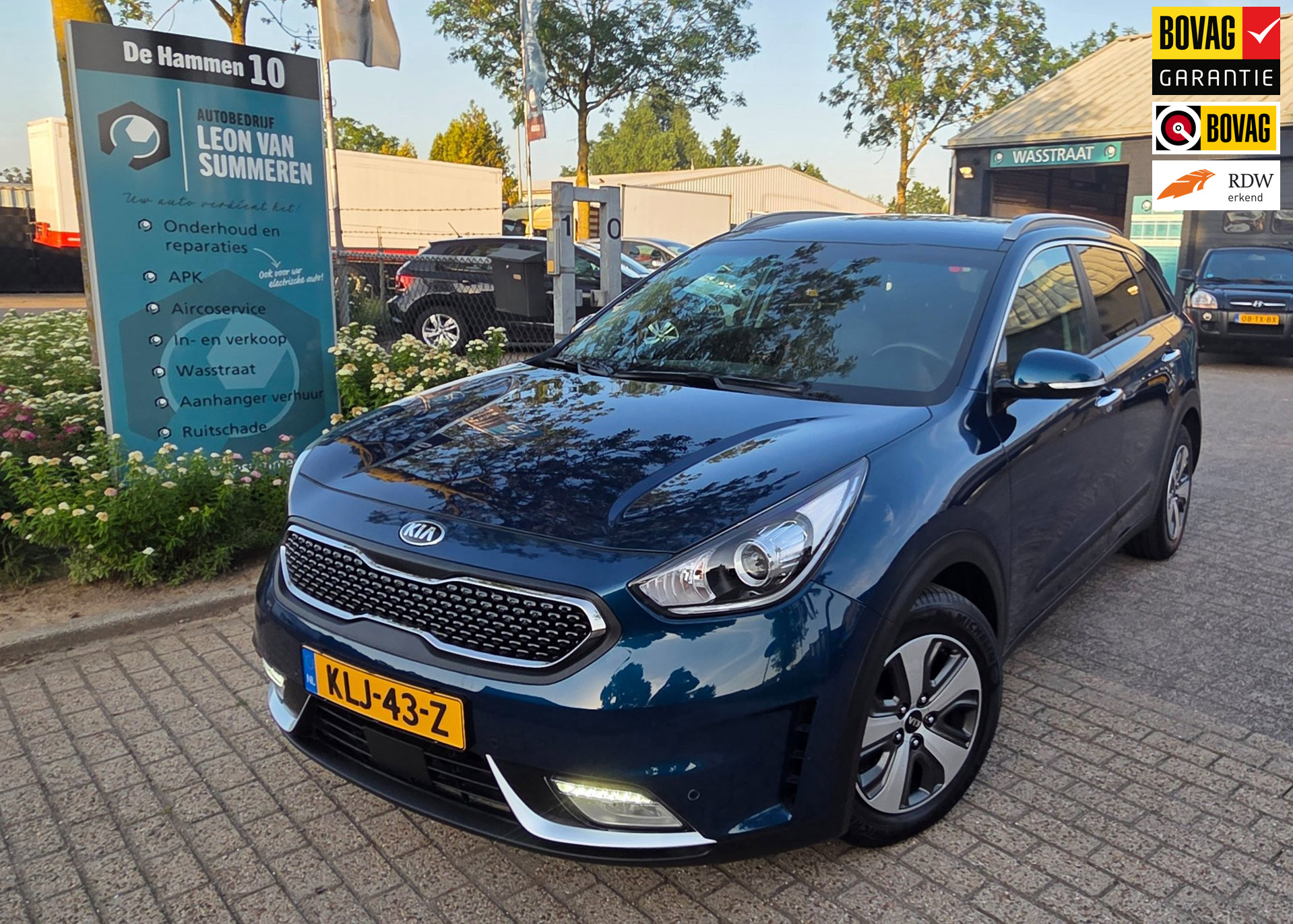 Kia Niro 1.6 GDi Hybrid ComfortLine l Dealer onderhouden l Dode Detectie l Additief cruise l Stoelen en stuur verwarming