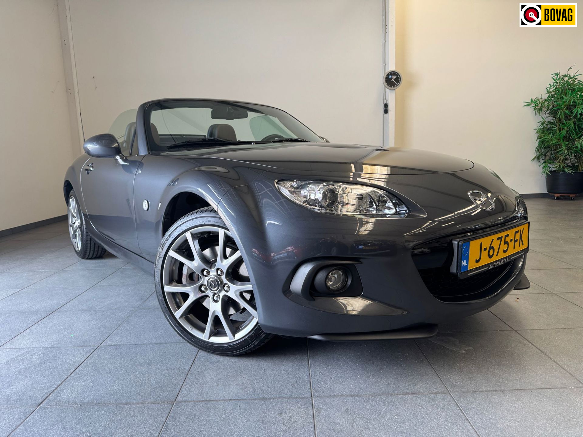 Mazda MX-5 1.8 Kyudo / stoelverw/Navi/Leder/cruise/perfect onderhouden!