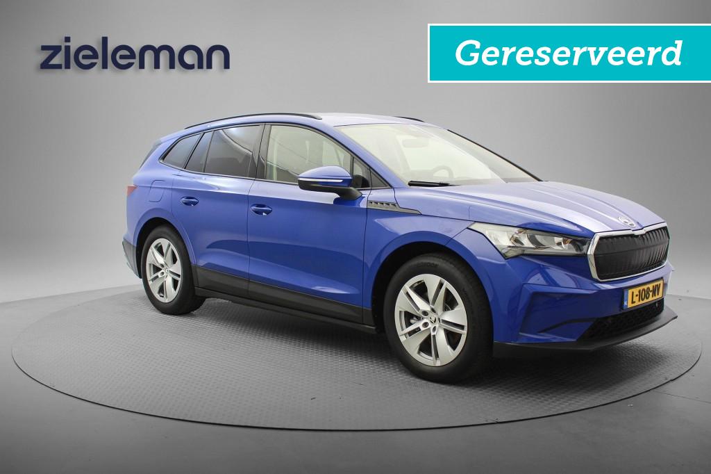 Škoda Enyaq 60 – Carplay, Camera, Leer, Memory, Stoelverw. Afn. Trekhaak, SOH 90,60% GERESERVEERD!