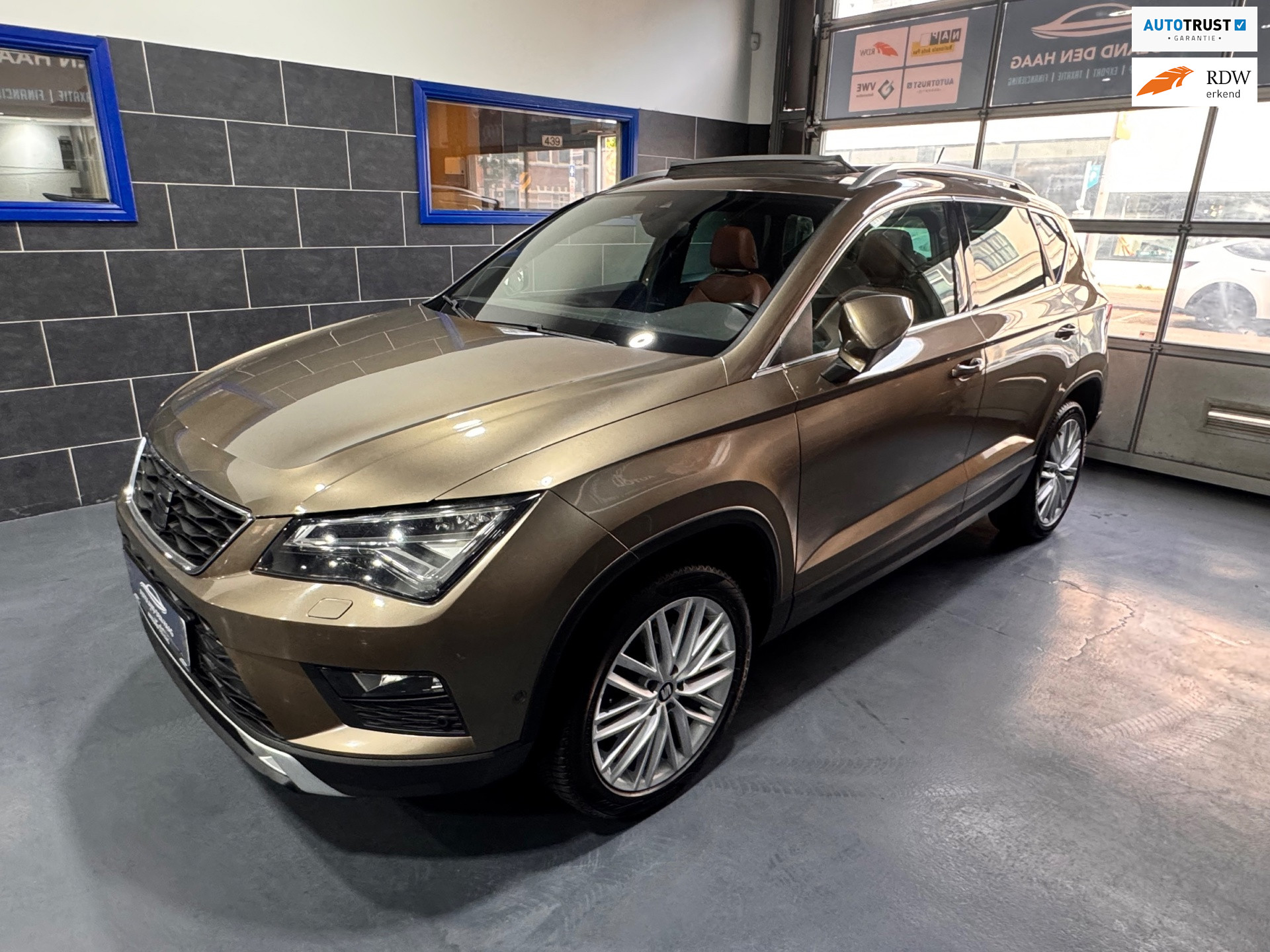 SEAT Ateca 1.4 EcoTSI Xcellence – Pano – Leder – Carplay – Trekhaak – Stoelverwarming – Elektr. Spiegels – Elektr. Kofferbak