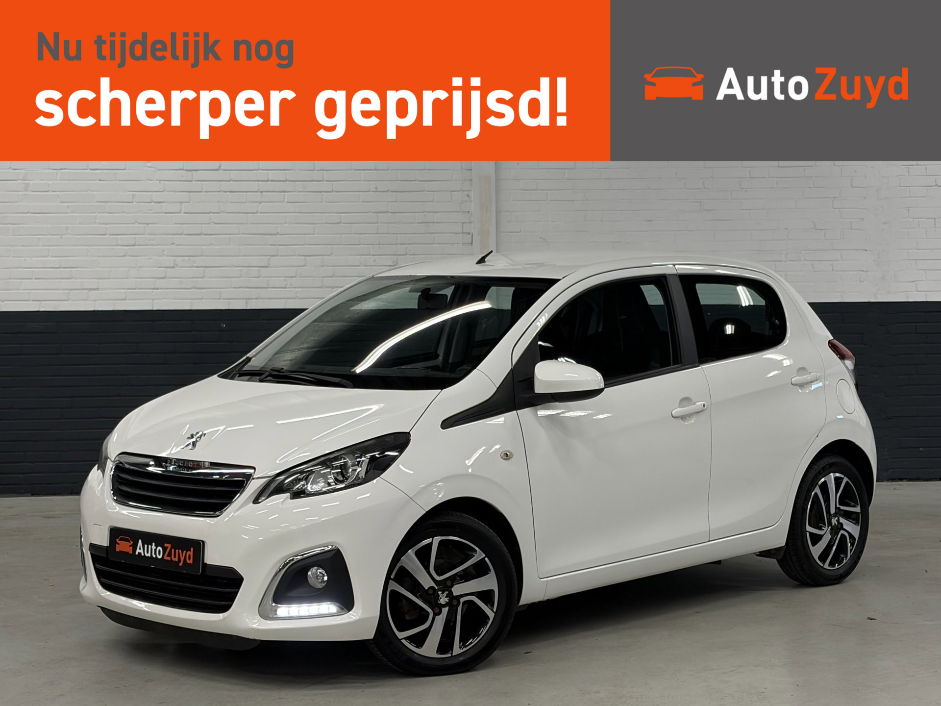 Peugeot 108 1.2 Puretech Allure 5-Deurs Airco / LED / LM-Velgen / Nieuwe D-Riem.