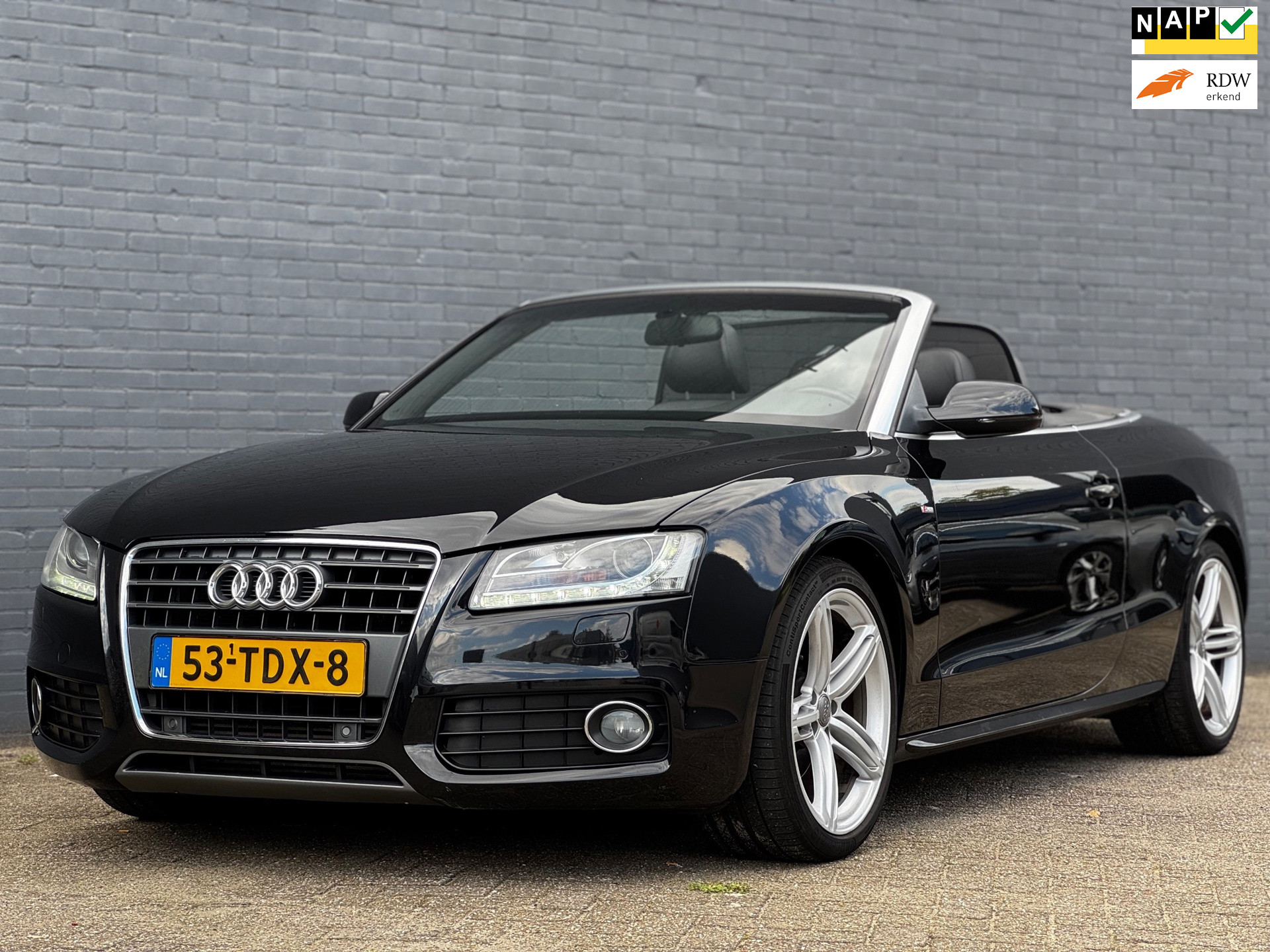 Audi A5 Cabriolet 2.0 TFSI Pro Line 3XS-LINE|ORIGINEEL NL|NAP|AUT|XENON|NAVI|LEDER|