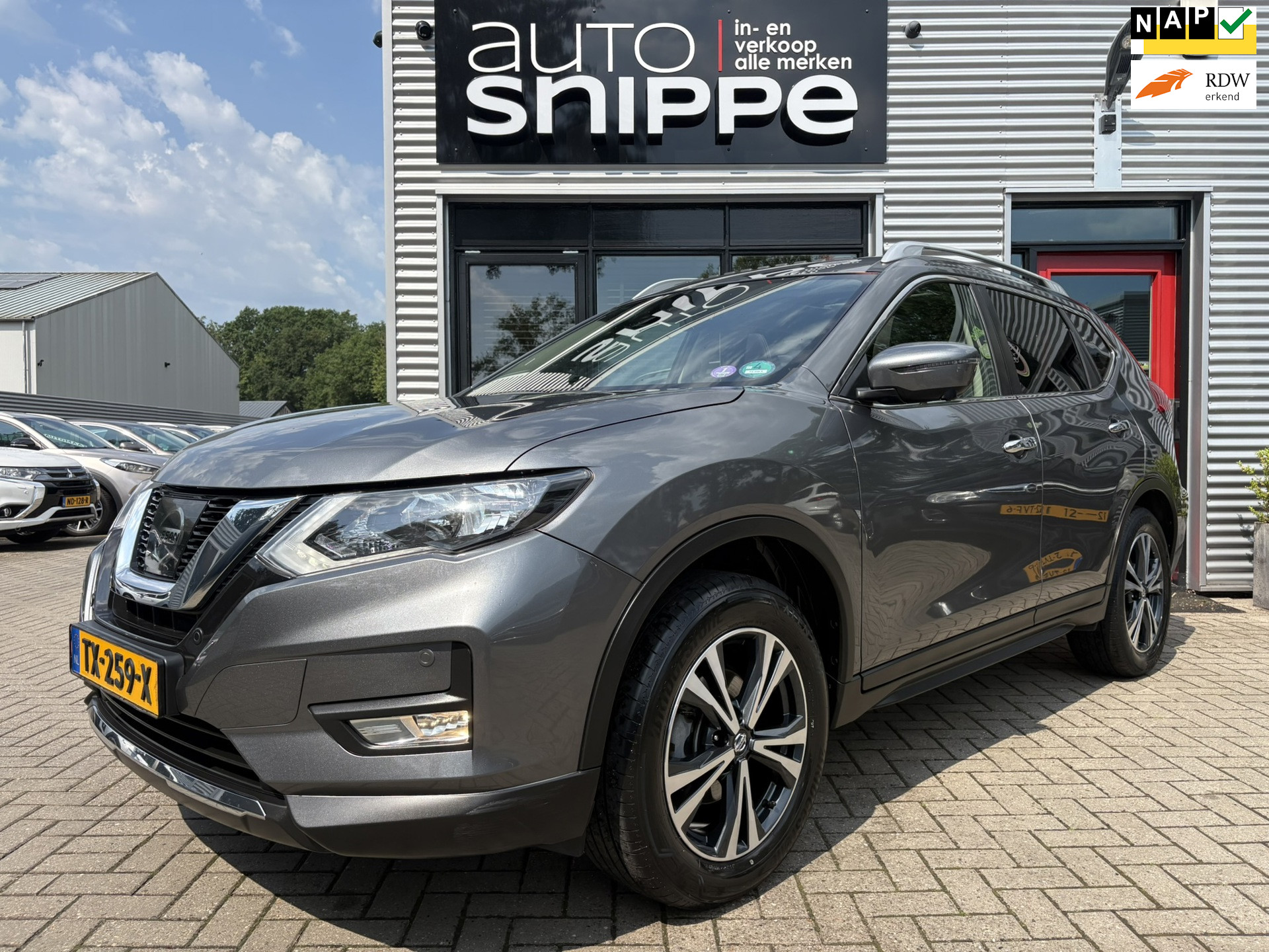Nissan X-Trail 1.6 DIG-T N-Connecta -TREKHAAK-1800 KG TREKGEWICHT-OPEN DAK-ELEK. ACHTERKLEP-LANE ASSIST-DEALER ONDERHOUDEN!