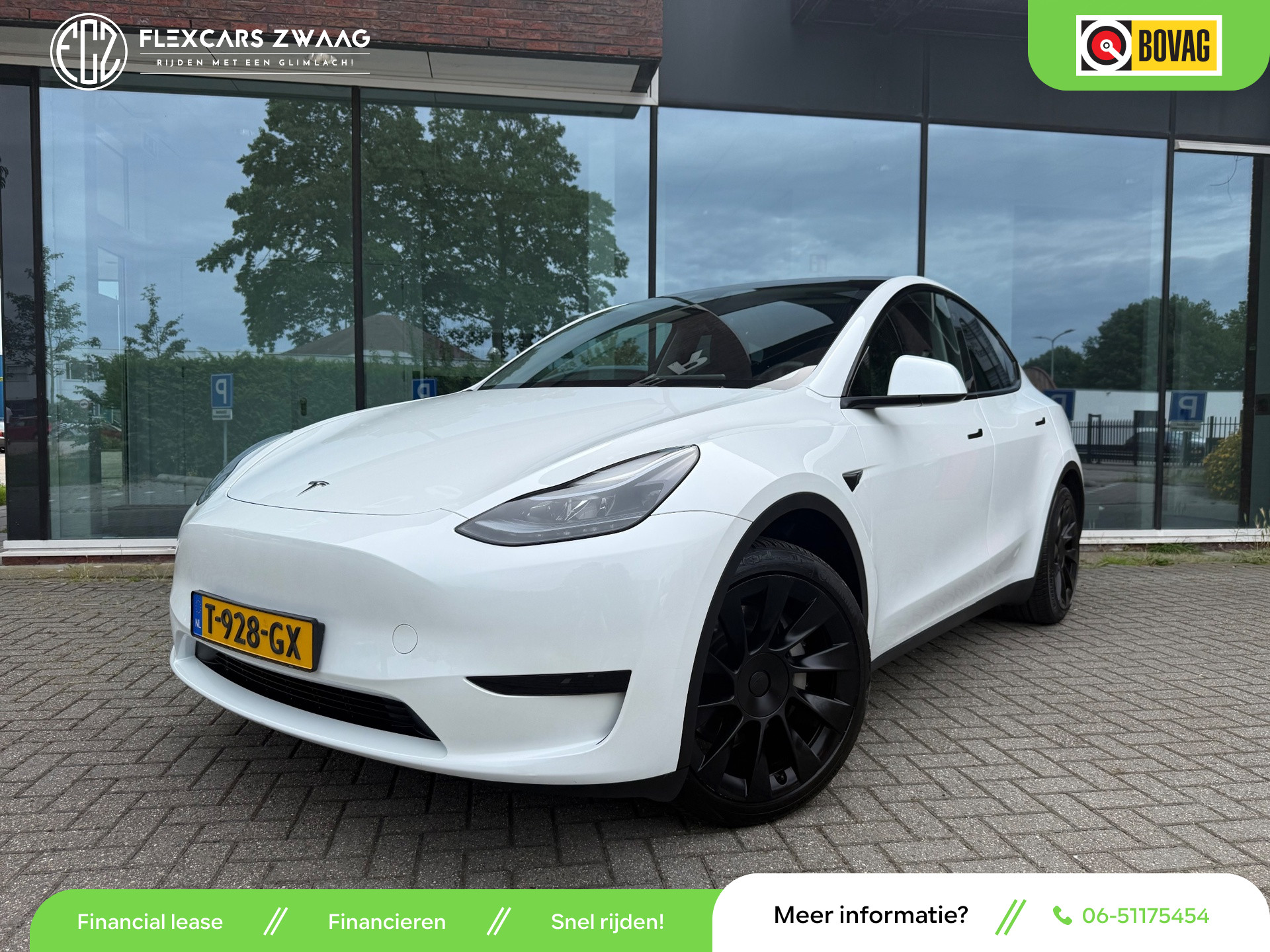 Tesla Model Y RWD 58 kWh – Navi – Leder – Panoramadak – Org.NL