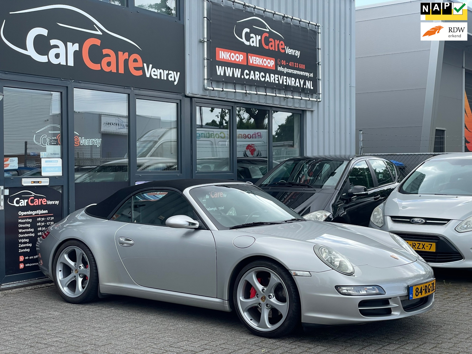 Porsche 911 Cabrio 3.8 Carrera S|997|APK11-2026|CABRIO|AUTOMAAT|NAP|CHRONO|