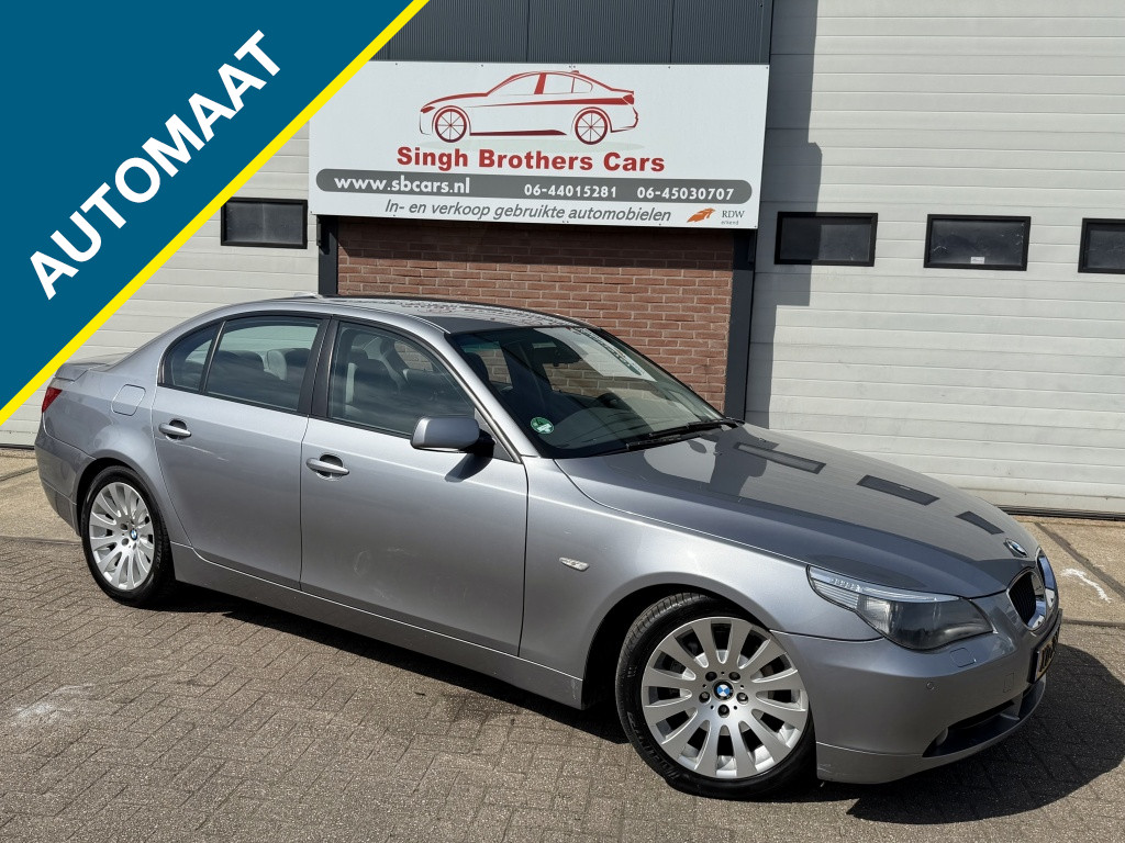BMW 5 Serie 530i EXE AUT LEER NAVI Y-TIMER INRUIL MOG!!!
