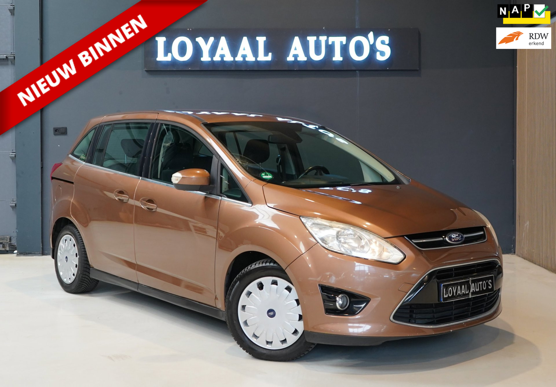 Ford Grand C-Max 1.0 Titanium 7p. | CRUISE | PDC | AIRCO | NAVI | NAP | ELEK. RAMEN | APK | START/STOP KNOP