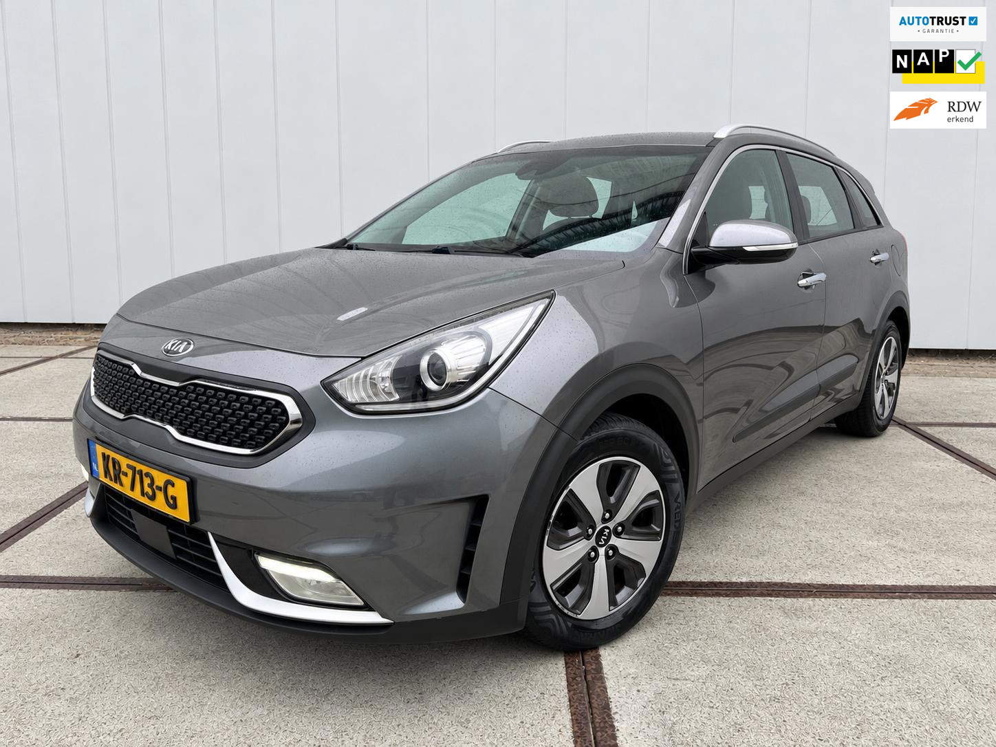 Kia Niro 1.6 GDi Hybrid First Edition Clima – adapt cruise – carplay – LED – NAP – trekhaak – navi – camera