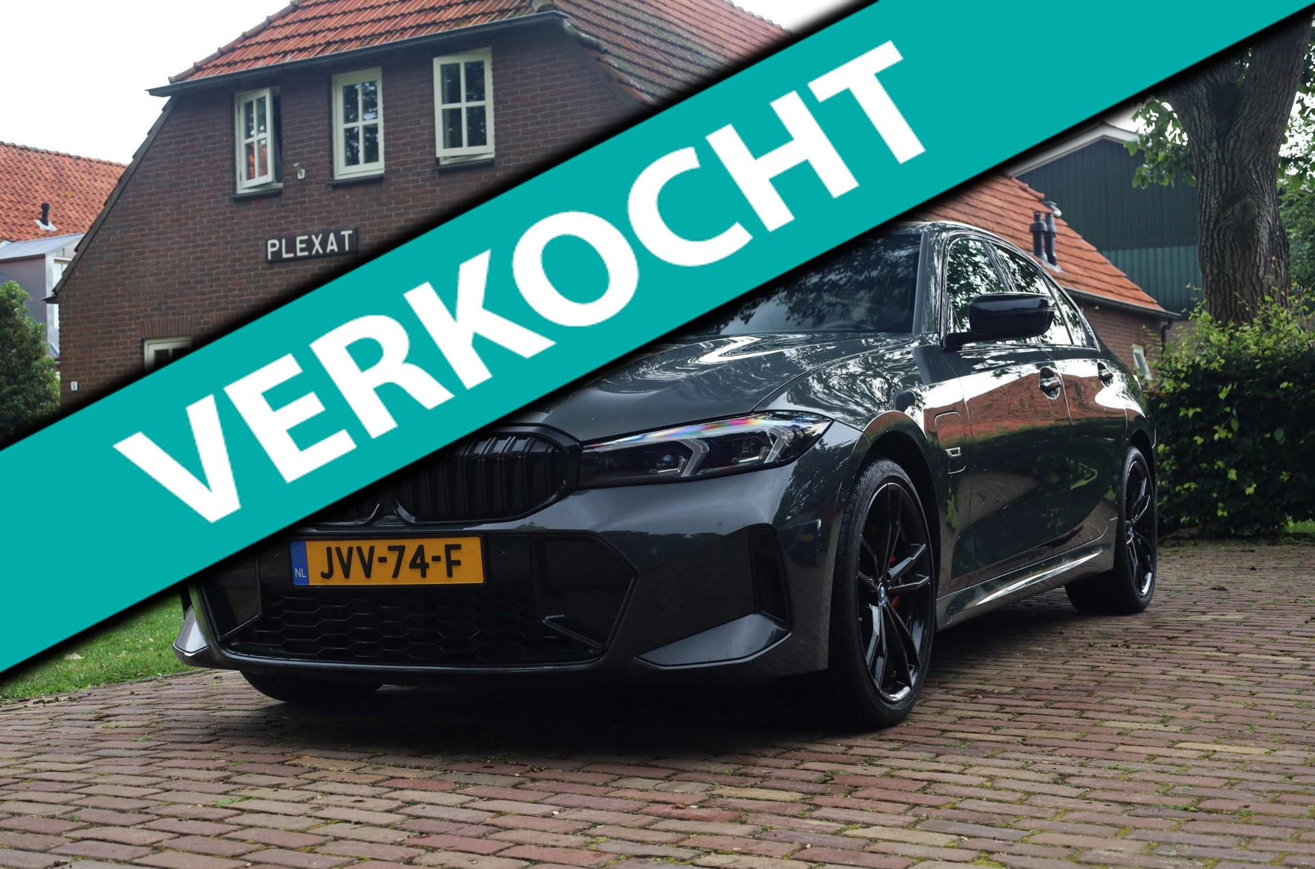 BMW 3-serie 320e Aut. | SOH 93% | Facelift | M-pakket | Dravitgrau Widescreen | HUD | Dodehoekbewaking | Carplay | Luxe leder |