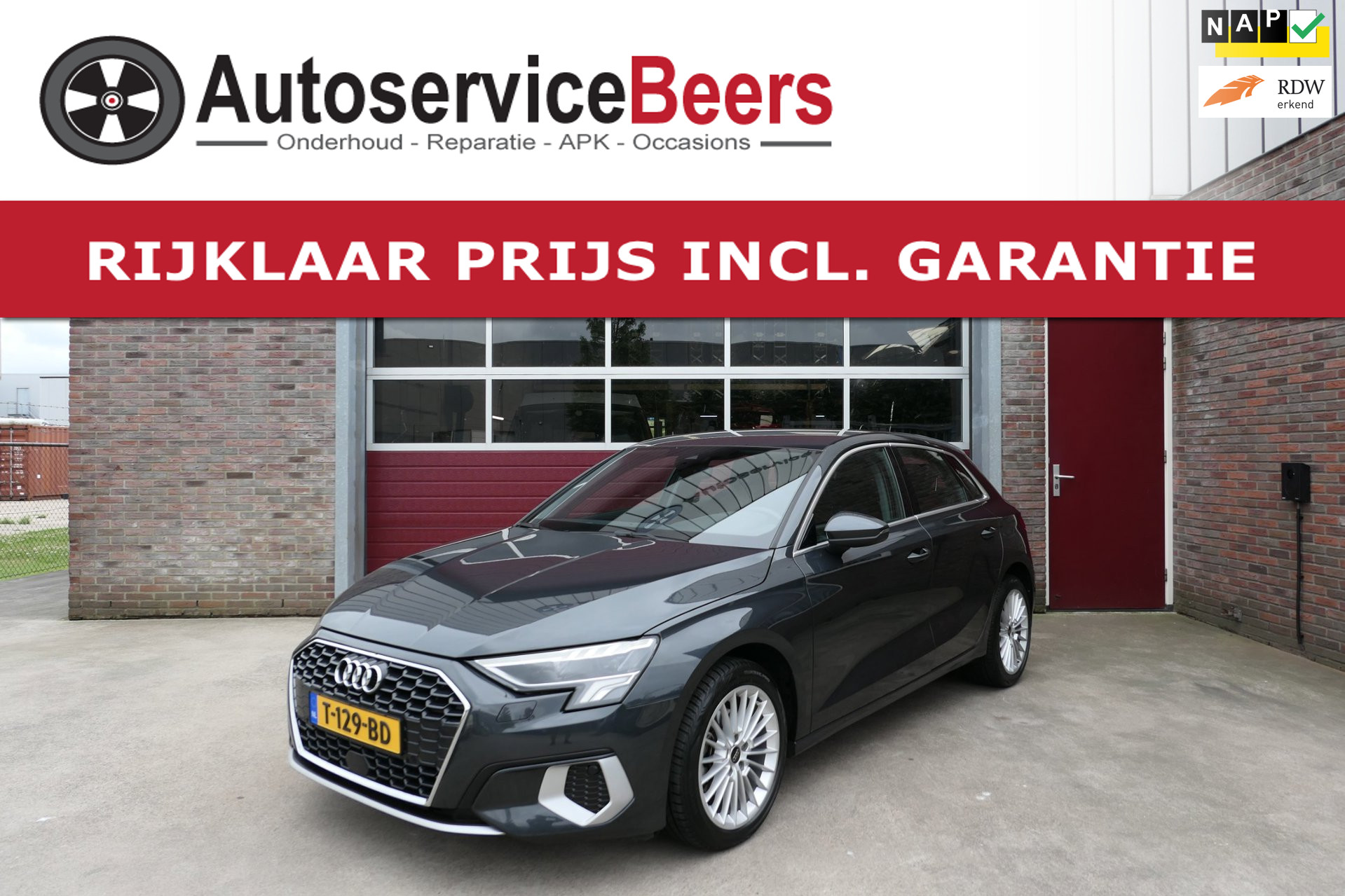 Audi A3 Sportback 30 TFSI Advanced edition, Adaptive cruise, Carplay, Virtual Cockpit, Rijklaarprijs incl. garantie