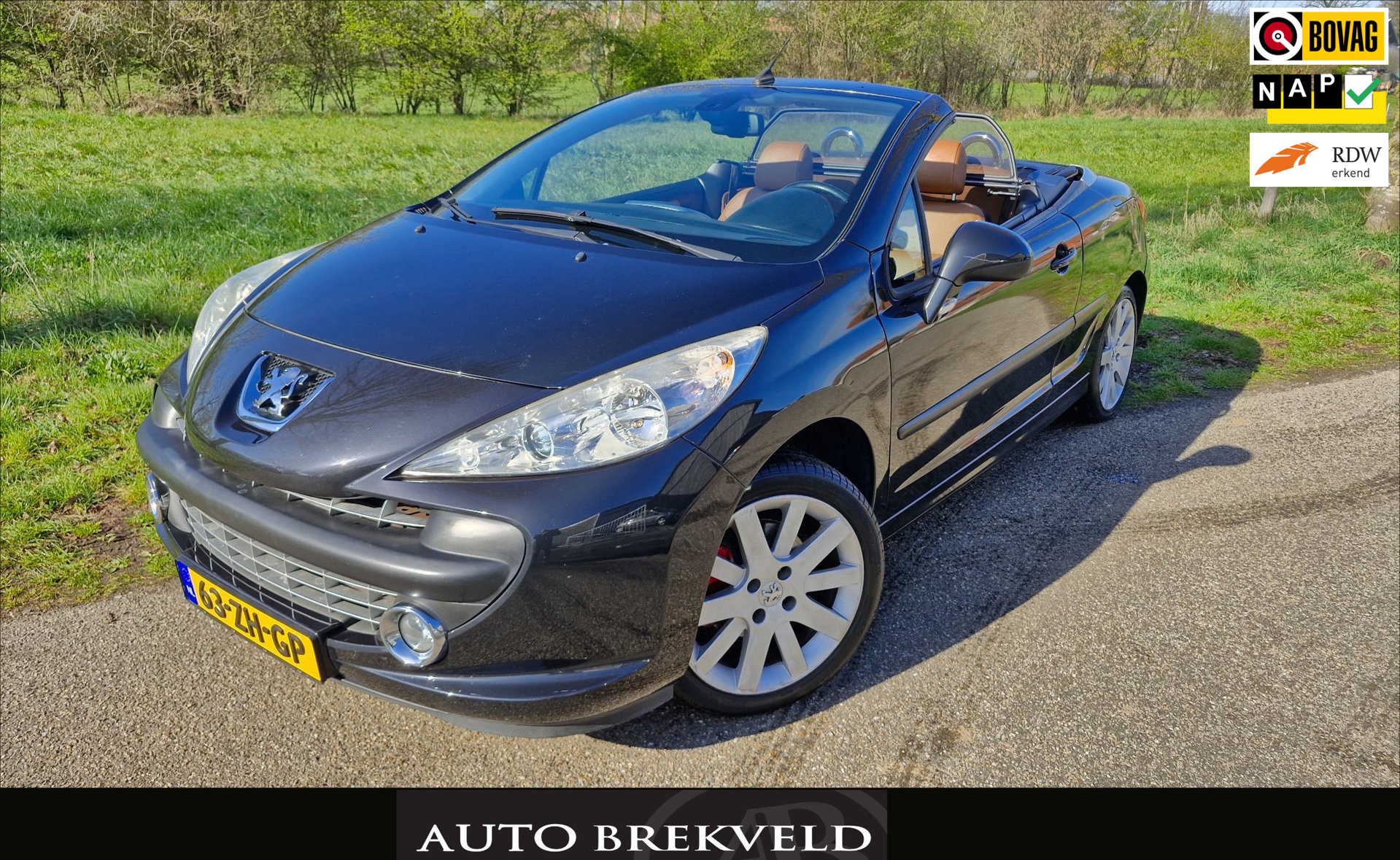 Peugeot 207 CC 1.6 VTi Féline Automaat 120PK | Rijklaar | Cruise | Clima | Leder | LMV | NAP