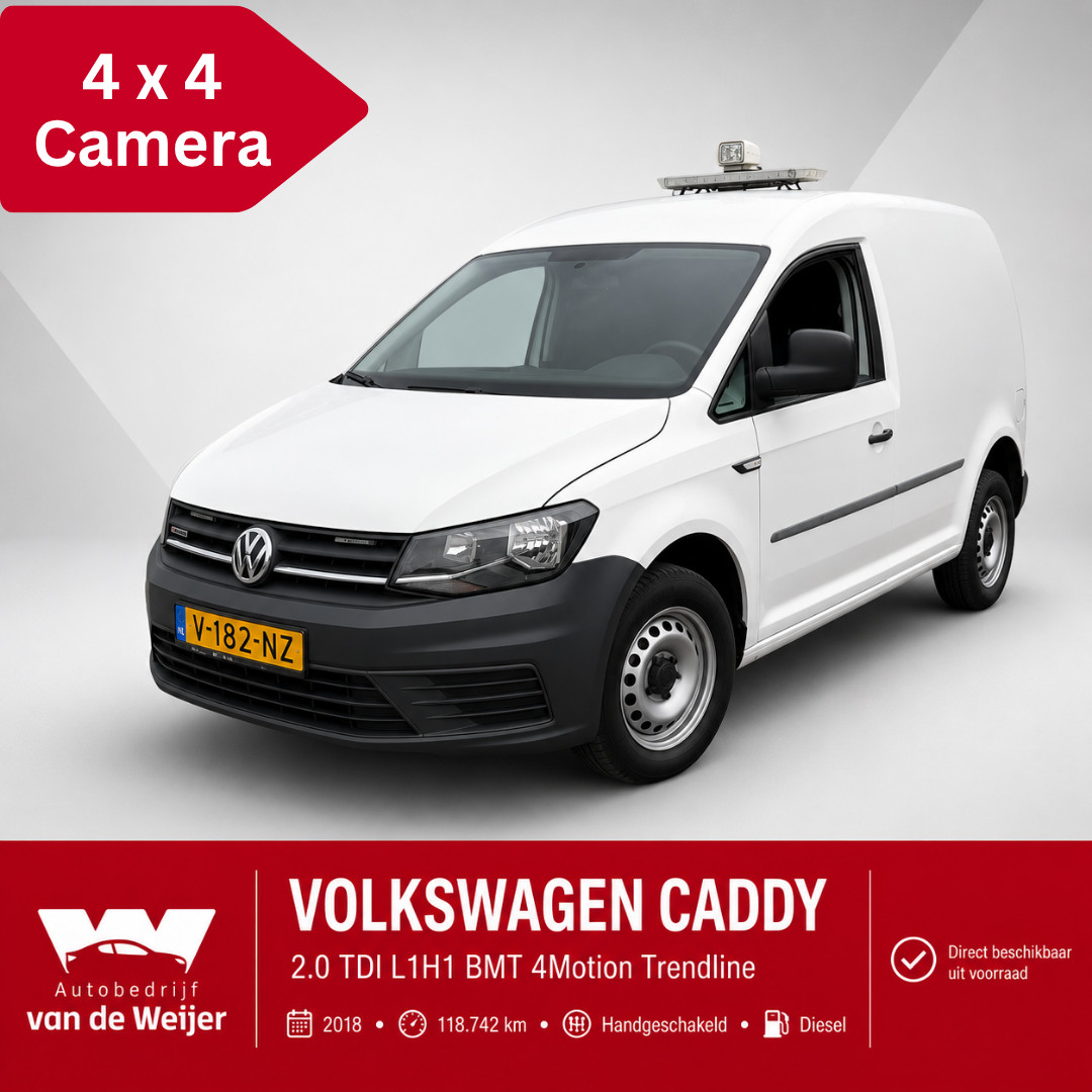 Volkswagen Caddy 2.0 TDI 4Motion 4×4 Camera Inrichting Zoeklamp