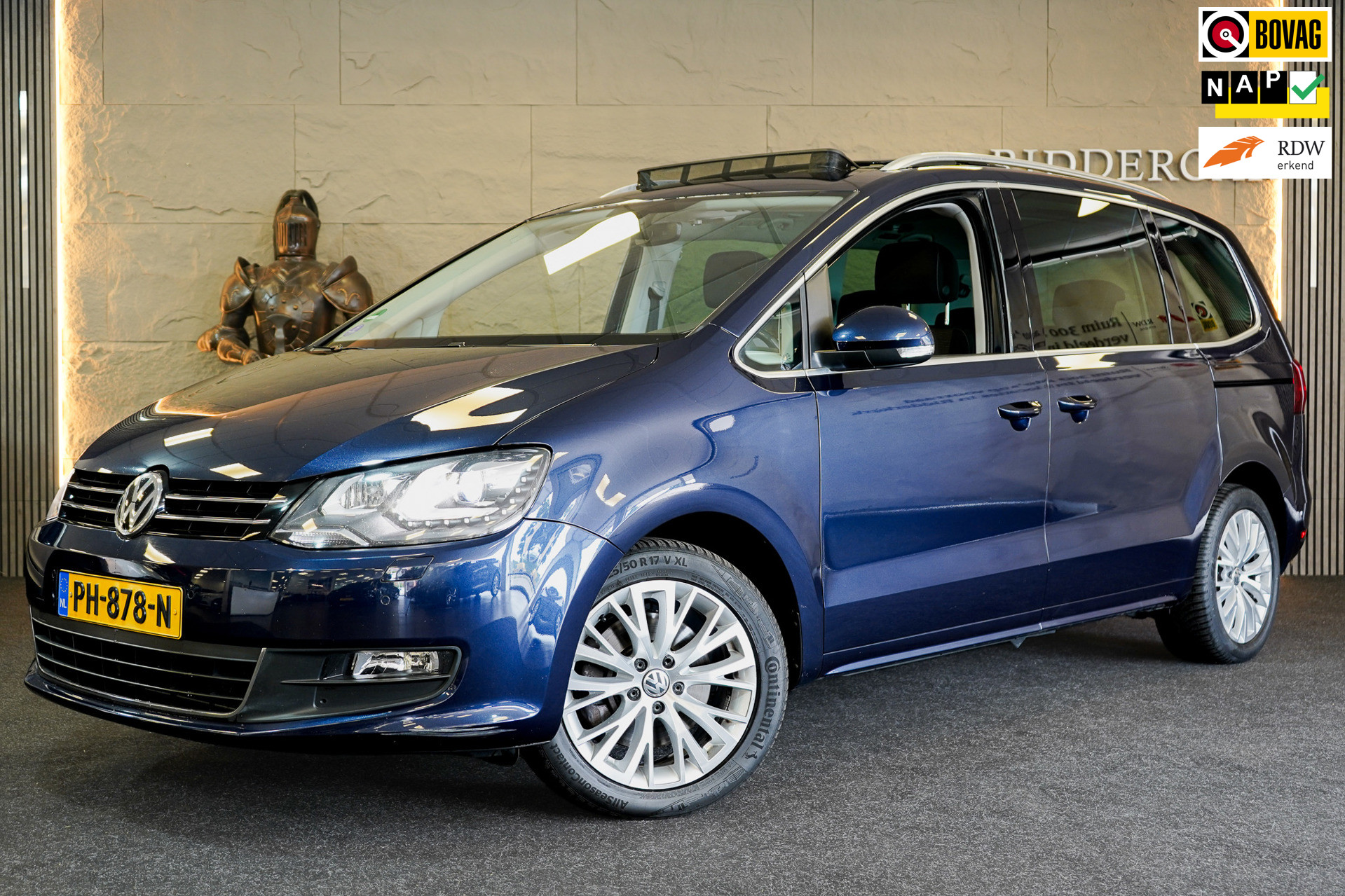 Volkswagen Sharan 1.4 TSI Exclusive Series 7p|GARANTIE|AUTOMAAT|TREKHAAK|PANO|NAP|CRUISE|NAVI|CARPLAY