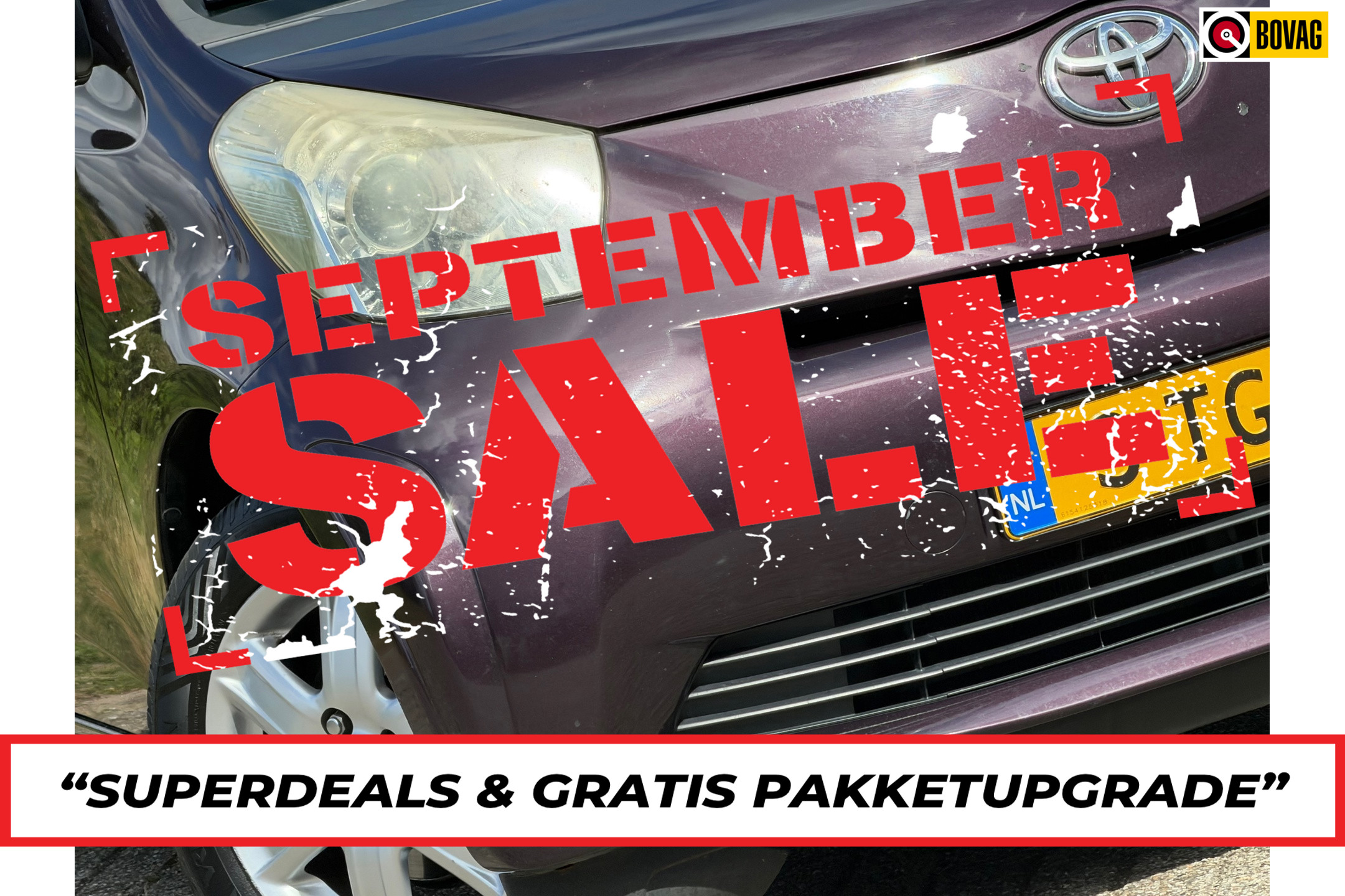 Toyota iQ 1.0 VVTi Comfort – Deep Amethyst – Airco/LMV – Kkeurig