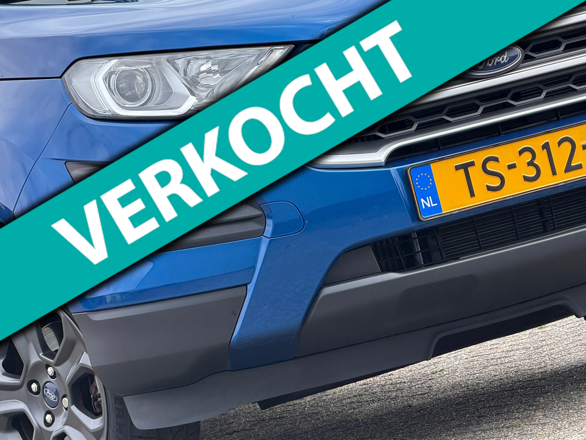 Ford EcoSport 1.0 EcoBoost Trend Ultimate – Lightning Blue – Nav/Cruise/Trekhaak