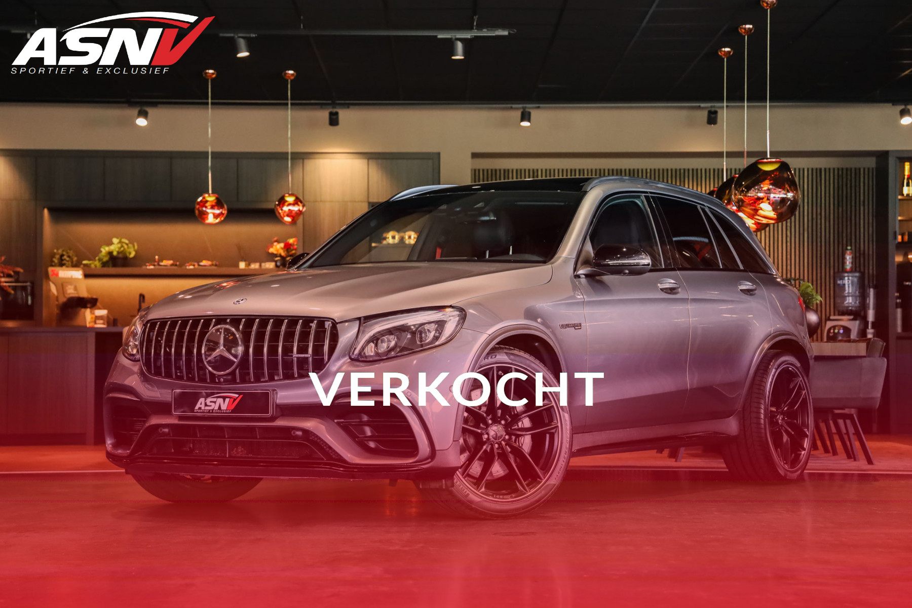 Mercedes-Benz GLC AMG 63 4MATIC+, 476 PK, Distronic/Plus, Pano/Dak, Carbon, Sportuitlaat/AMG, Burmester, 55DKM, BTW!!