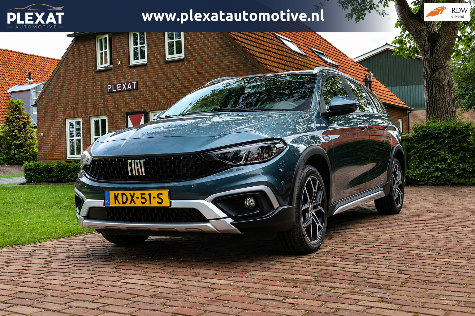 Fiat Tipo Stationwagon Cross 1.5 Hybrid Garmin Aut. | Adap. Cruise | Stoelverwarming | Full Led | Virtual Dash | Climate | NAP |