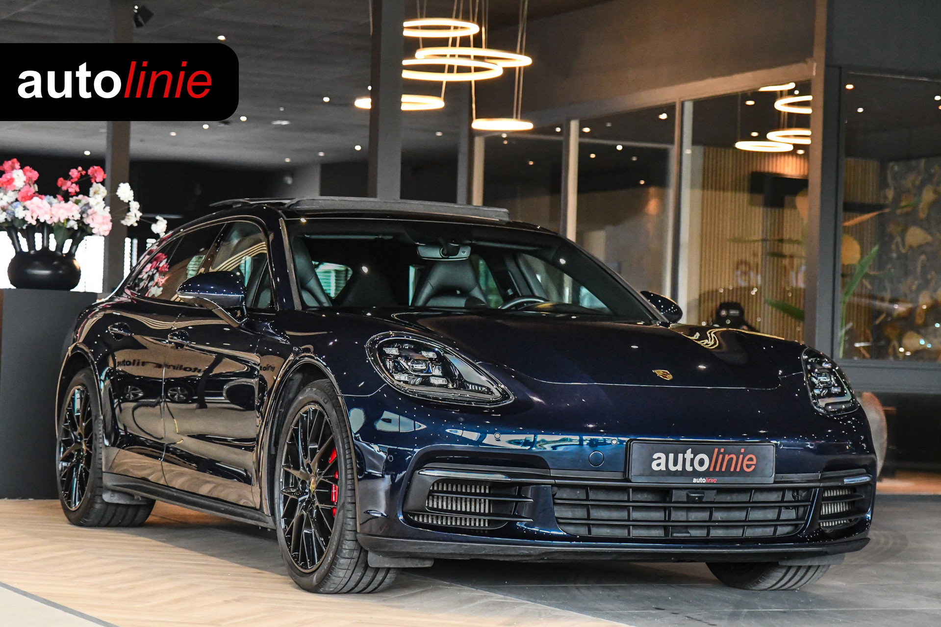Porsche Panamera Sport Turismo 2.9 4 E-Hybrid, Sport Chrono, Rear Entertainment, Luchtvering, Softclose, Pano, 360, HUD, Leder!
