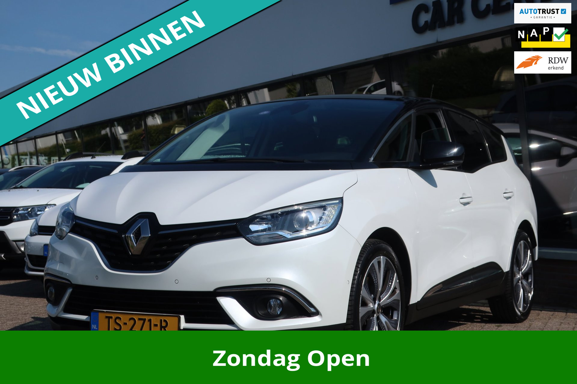 Renault Grand Scénic 1.3 TCe Intens 7p. 1e EIG_LED_CAM_KEYLES_PDC V+A_19-INCH.