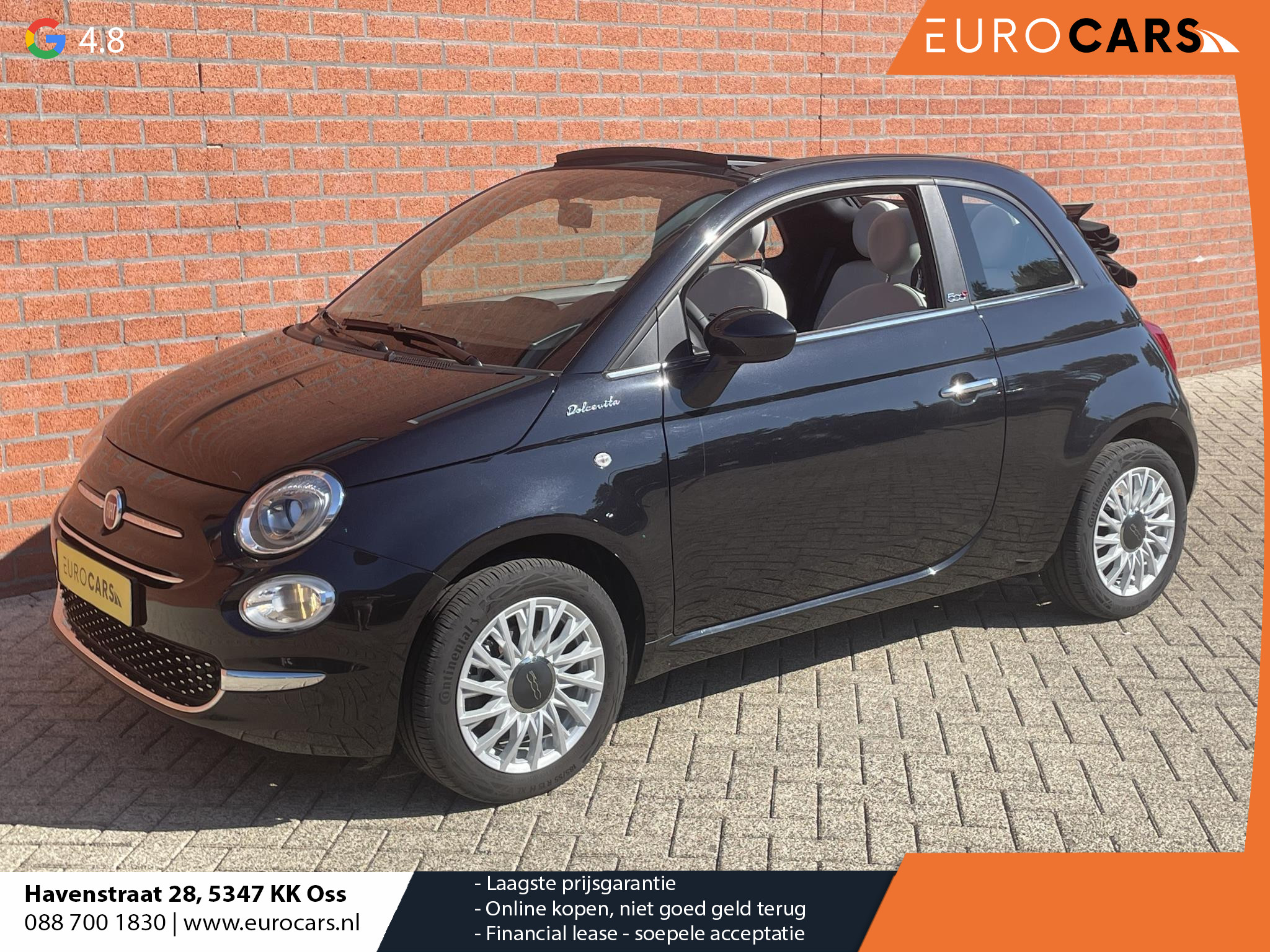 Fiat 500C 1.0 Hybrid 69pk Dolcevita