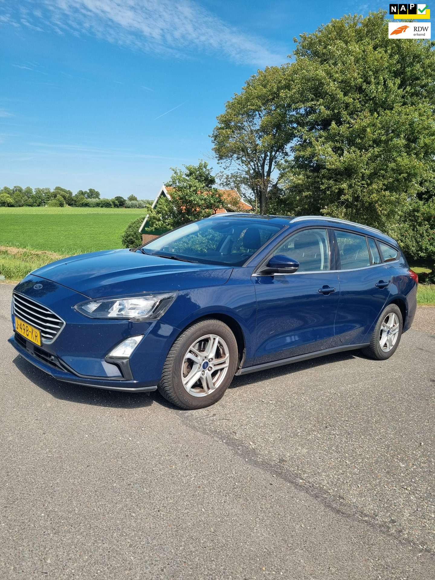 Ford FOCUS Wagon 1.0 EcoBoost Hybrid Business, 92 KW, APK tot 09-2028, Climatronic, Cruise control.
