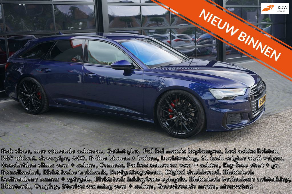 Audi A6 Avant 55 TFSI quattro Design Pro Line Plus, Luchtvering, Softclose, Digital dash