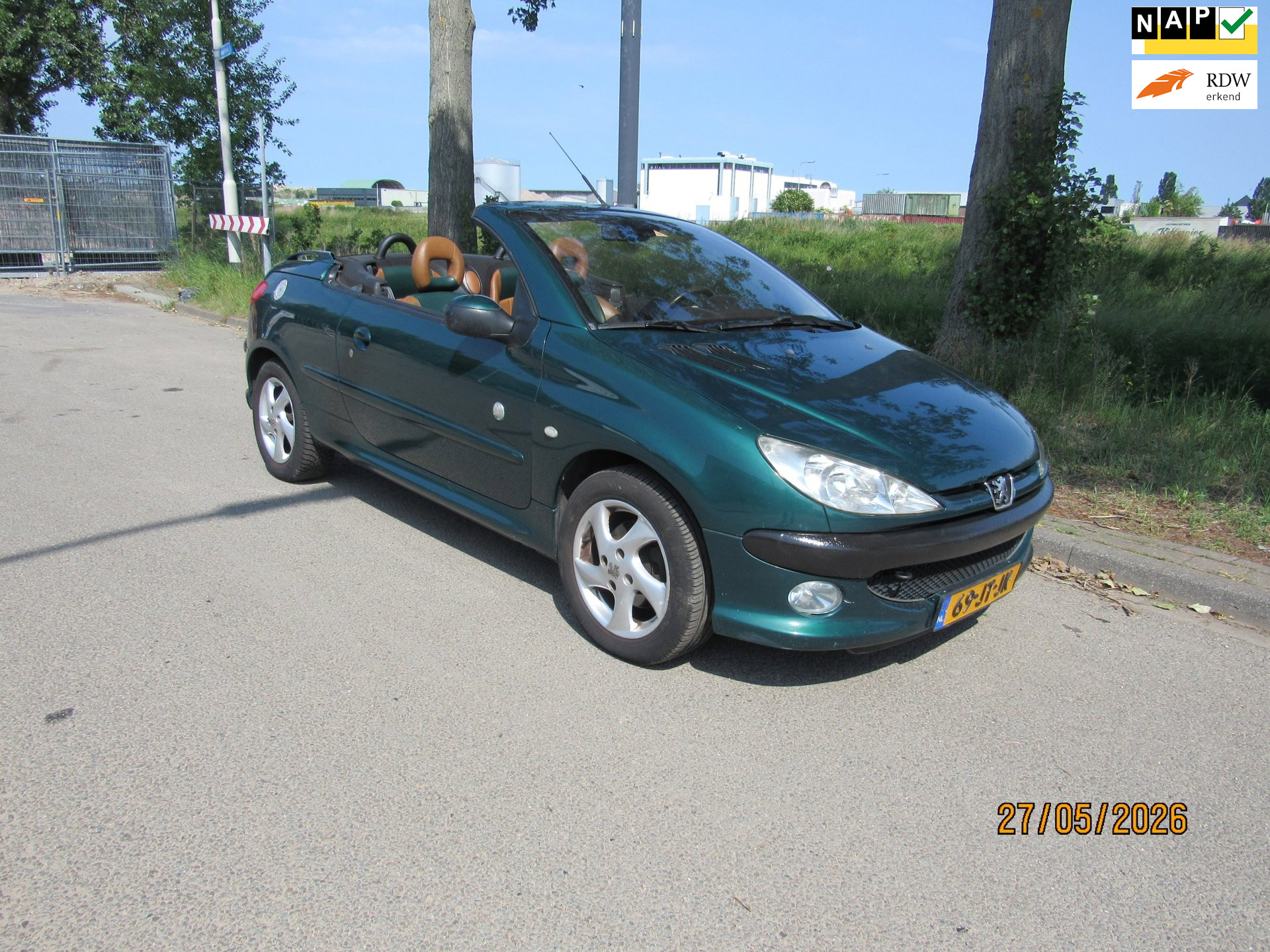 Peugeot 206 CC 1.6-16V Roland Garros,leer,airco