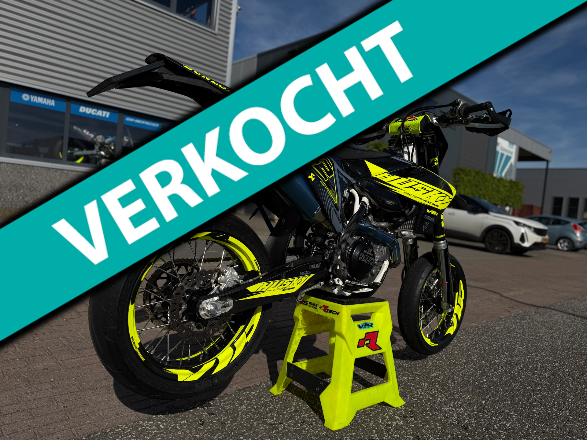 Husqvarna FE 501 Supermoto Supermotard SM A2 rijbewijs
