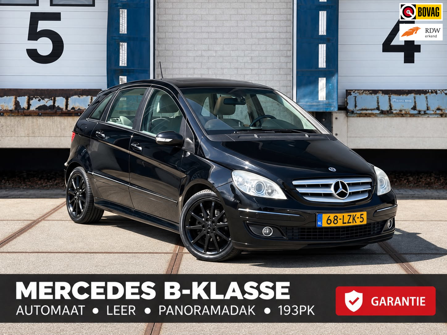 Mercedes-Benz B-Klasse 200 Turbo (193 PK+PANO+AUT+LEER)