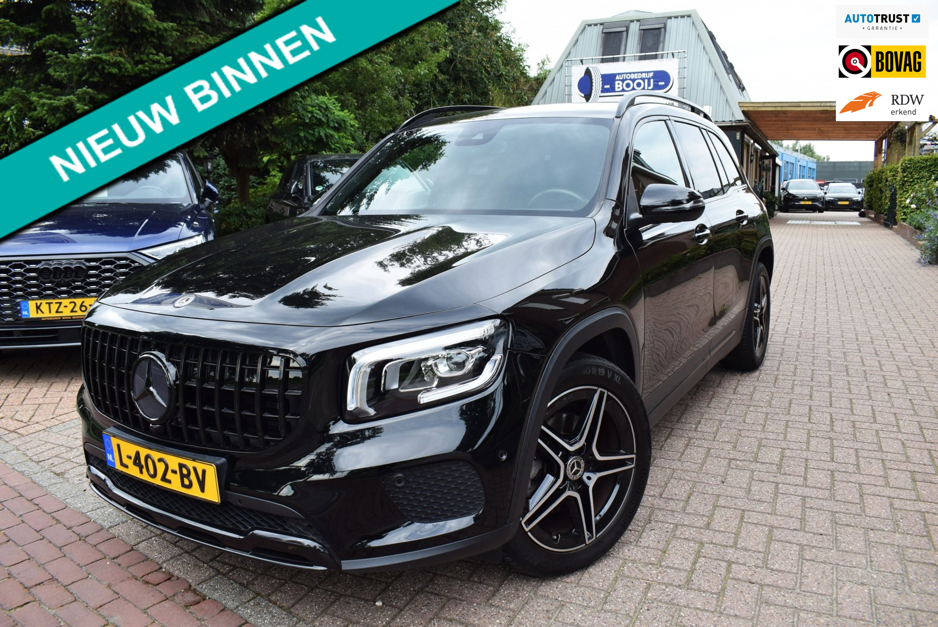 Mercedes-Benz GLB 200 Premium Plus 7p. AUTOM/CRUISE/NAVI/AIRCO-ECC/CARPLAY/TREKH/CAMERA/BLUETOOTH/PDC V+A/LMW 19″/VERW STOELEN/USB