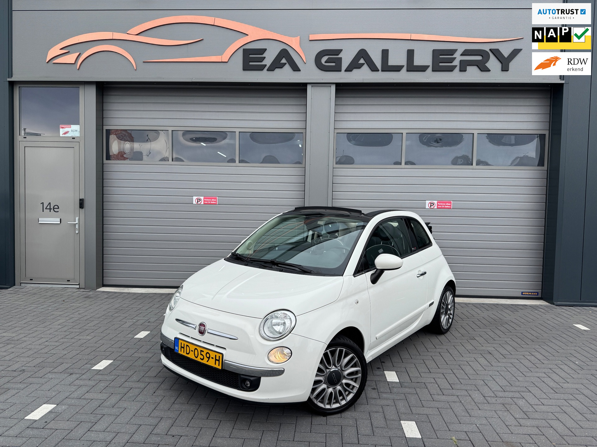 Fiat 500C 1.2 Lounge Cabrio NAP Airco APK Sensor Nav