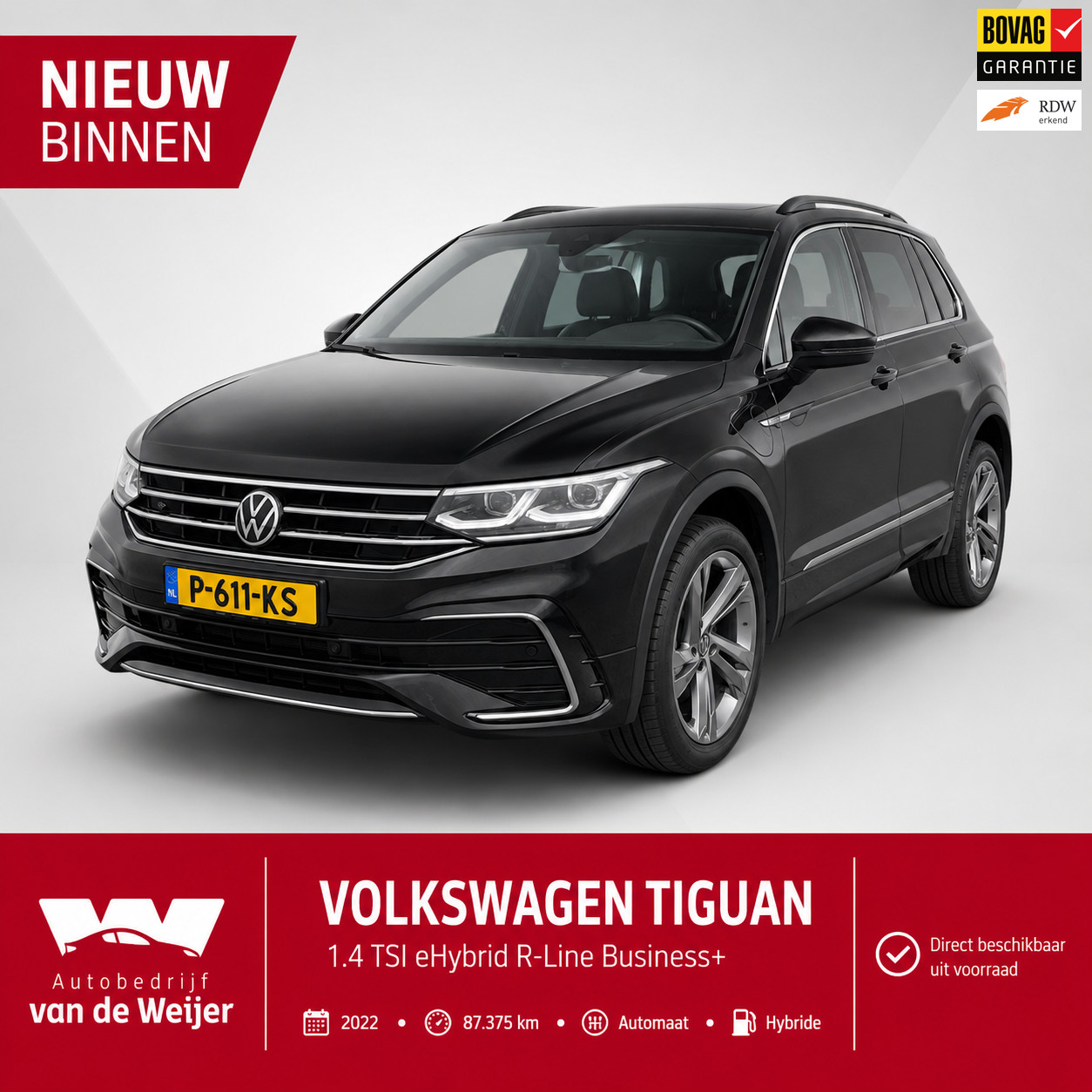 Volkswagen Tiguan 1.4 TSI eHybrid R-Line Business+