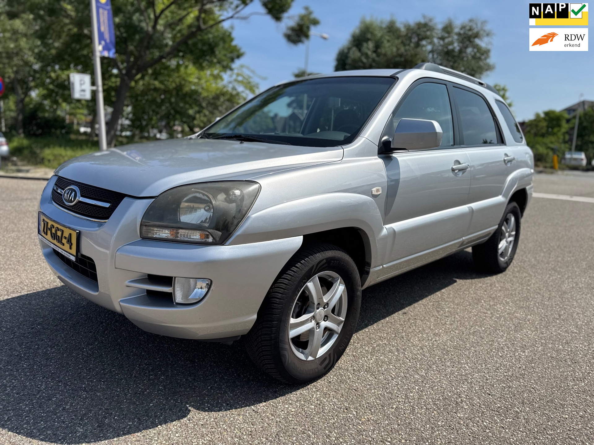 Kia Sportage 2.0 CVVT Comfort / airco / cruise.control / elek.ramen / deurvergrendeling / lmv / trekhaak / nap….