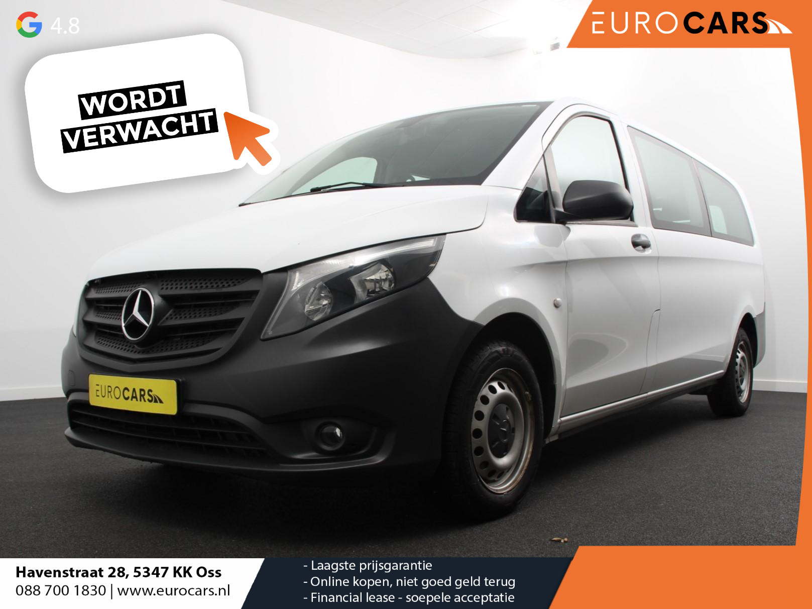 Mercedes-Benz Vito Tourer 114 CDI Automaat Pro L3 8persoons PERSONENBUS