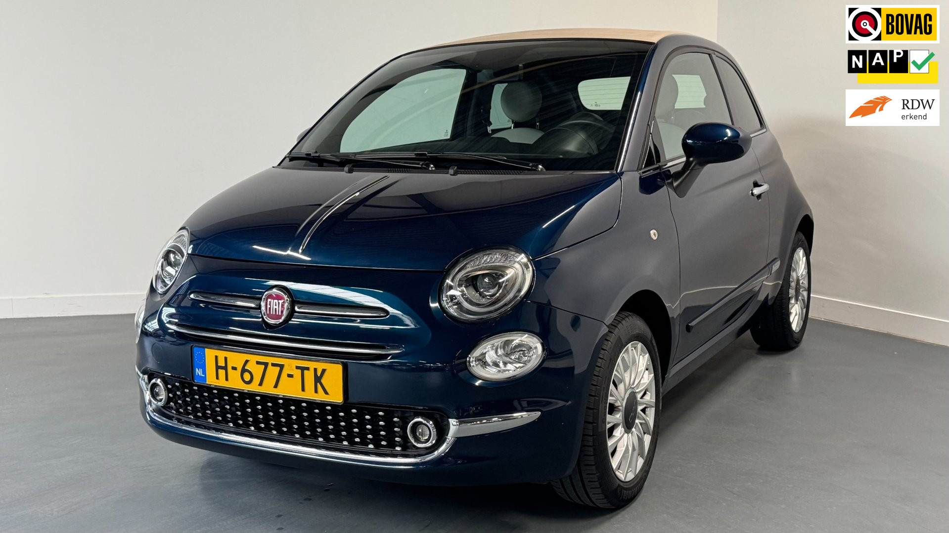 Fiat 500C 1.2 Star | NL-AUTO | CRUISE | CARPLAY + NAVI | PARKEERSENS. |