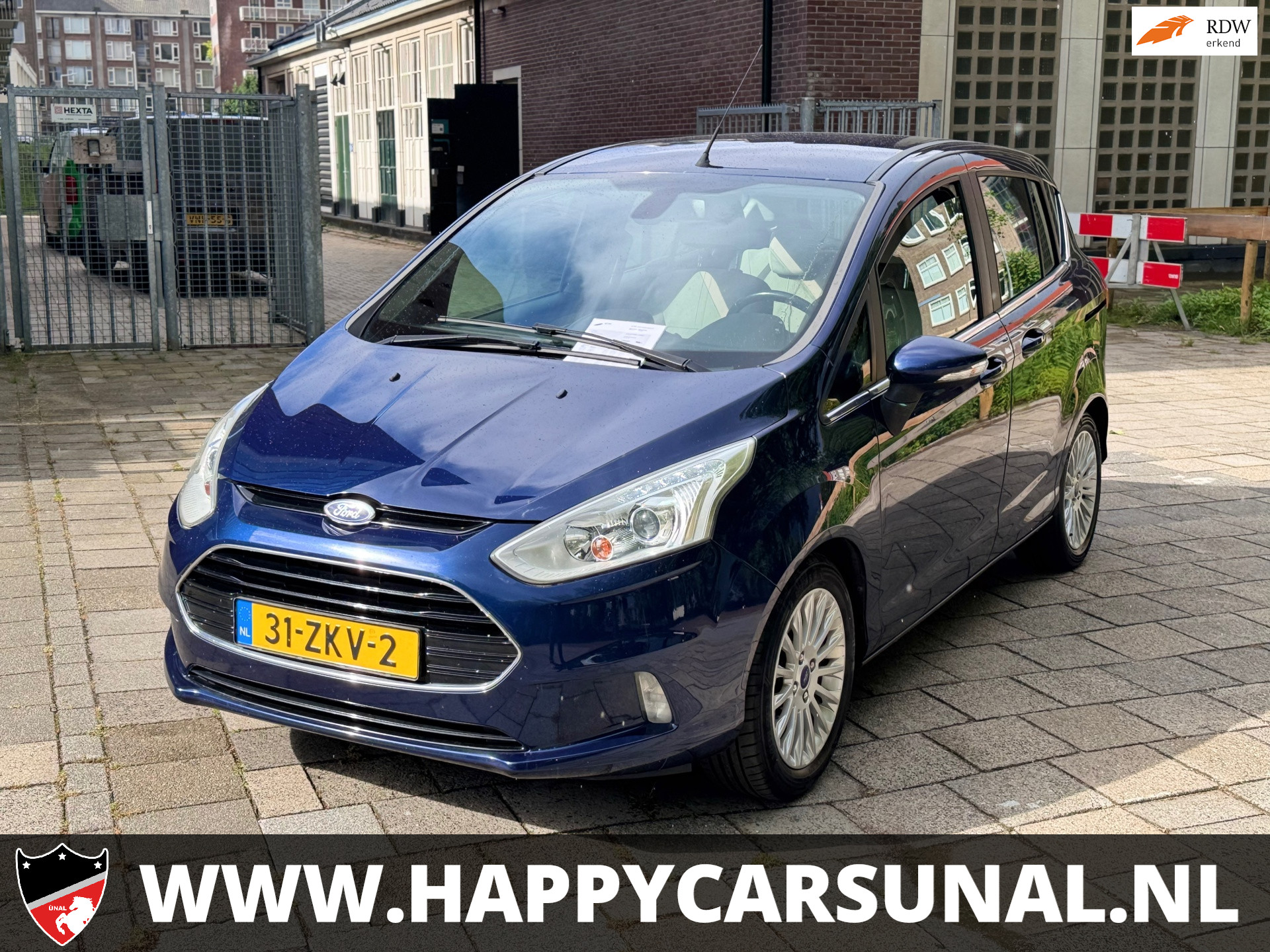 Ford B-MAX 1.0 EcoBoost Titanium, AIRCO, NAP, Nieuwe APK