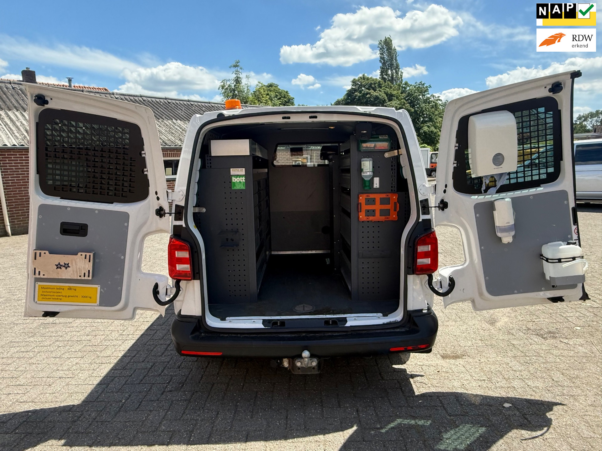 Volkswagen Transporter 2.0 TDI servicebus 230V Bott inrichting standkachel euro 6