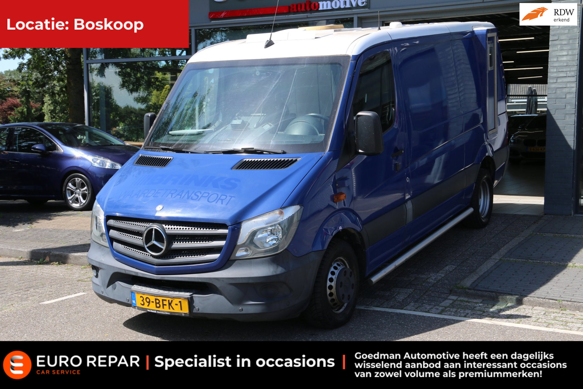 Mercedes-Benz Sprinter 3X GELDTRANSPORT WAGEN GEPANSERD!
