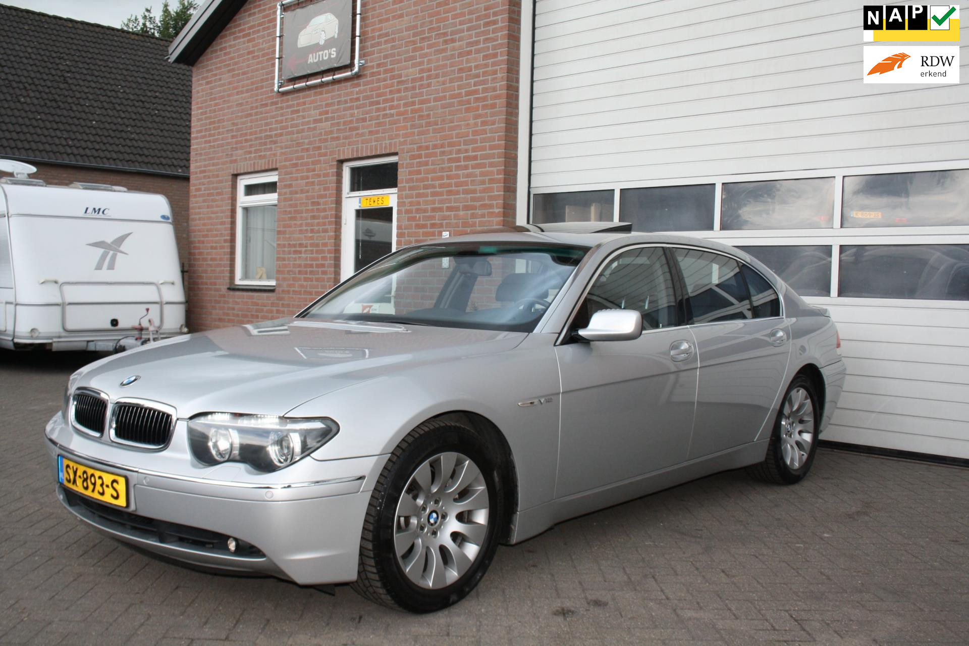BMW 7 Serie 760Li lange uitvoering.Bomvol, 90.000km, Koelkast, Tv, Elektrische Stoelen Achterin, Stuur Verwarming.