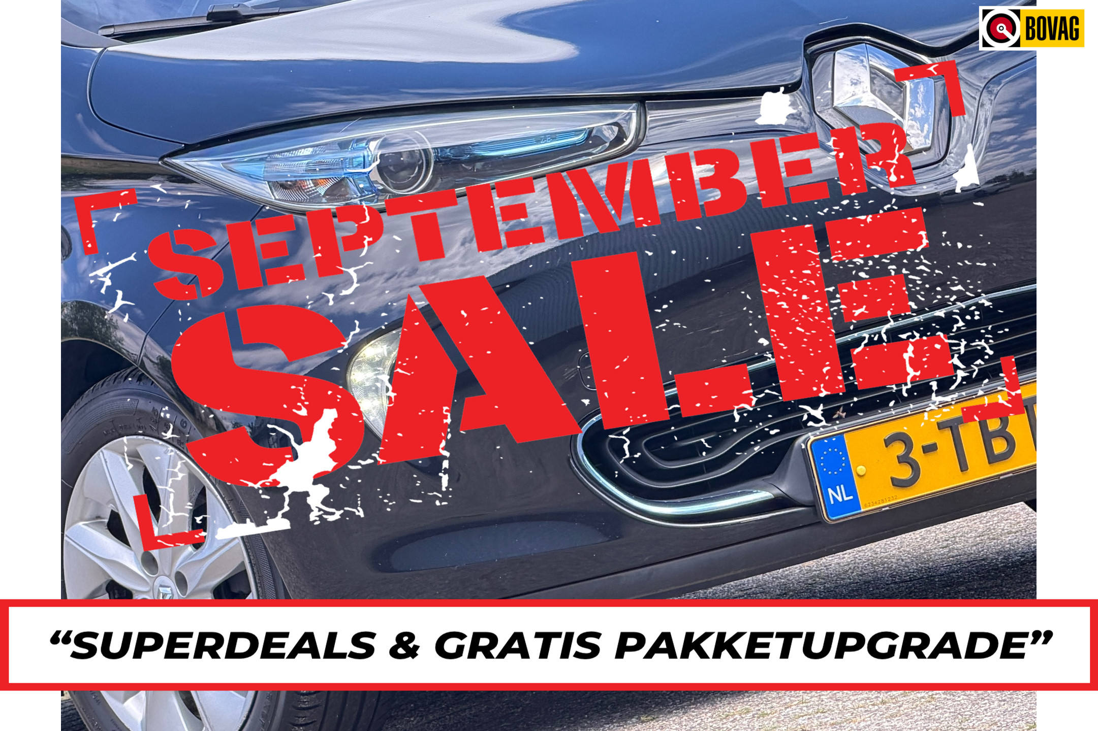 Renault ZOE Q210 Zen Quickcharge 22 kWh (ex Accu) – Noir Etoile – Camera/Nav – Keurig