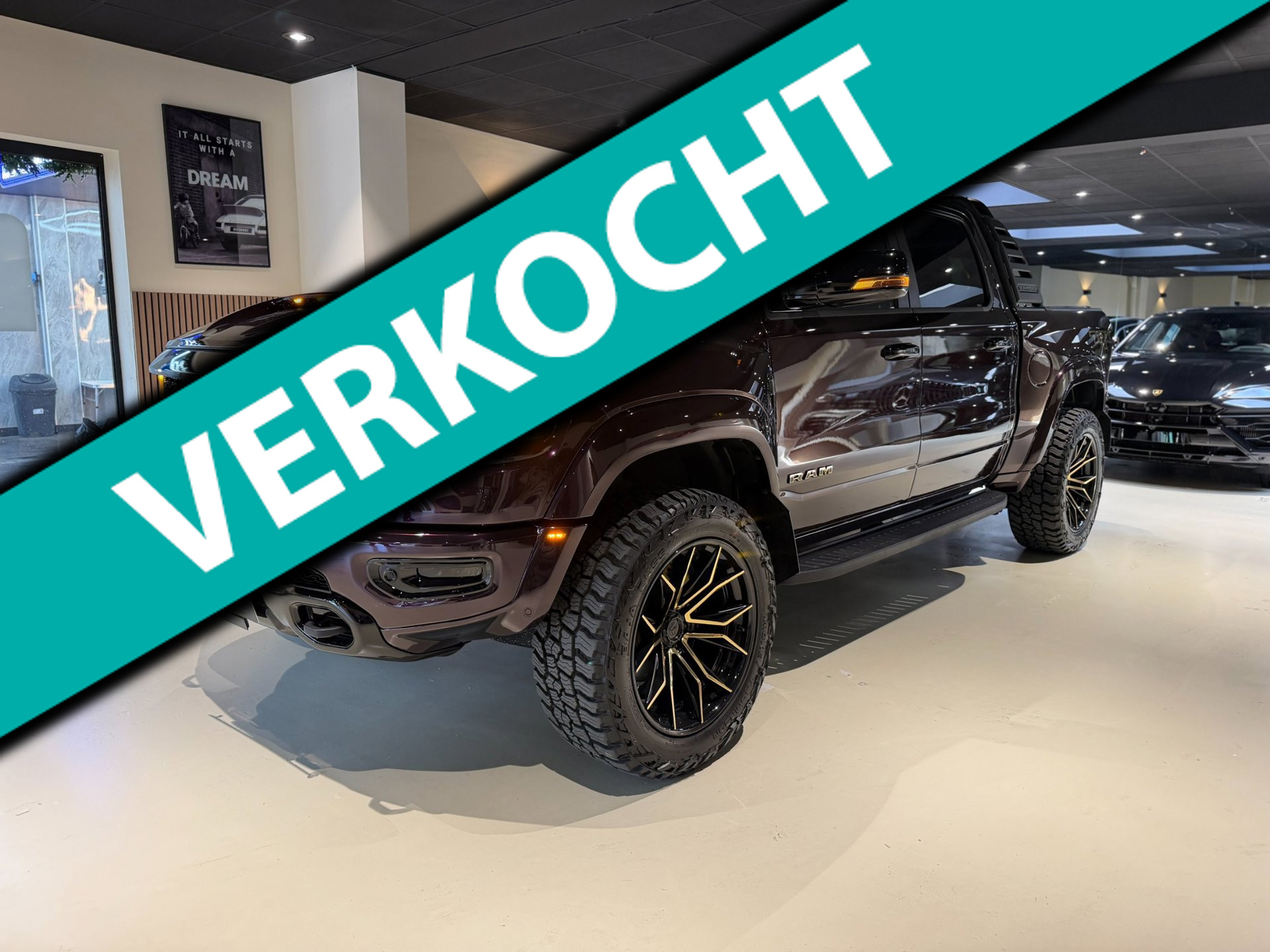 Dodge Ram 1500 6.2 V8 4×4 Crew Cab TRX|H&K|pano|trekhaak|HUD|