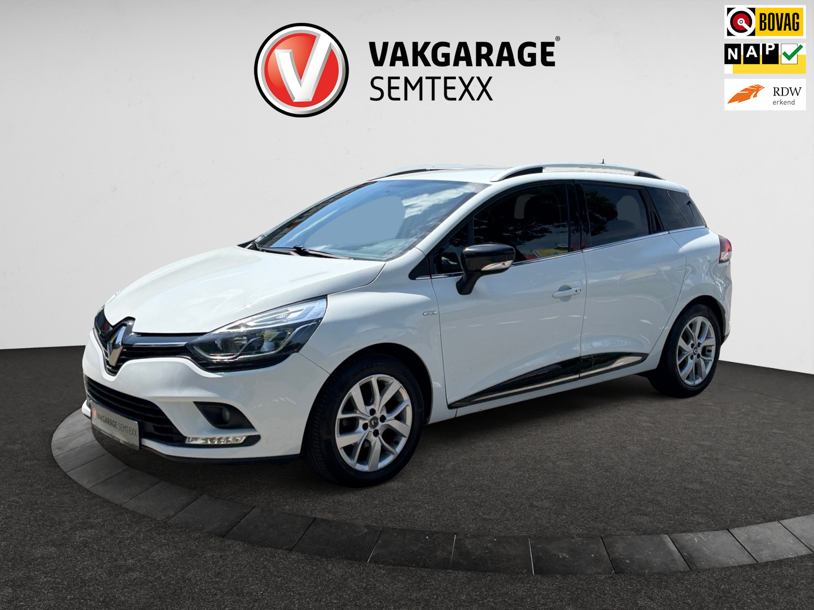 Renault Clio Estate 0.9 TCe Limited | Orig. NL Auto | 2de Eigenaar | Airco | Cruise | Dakrails | Navi | PDC Achter | IsoFix