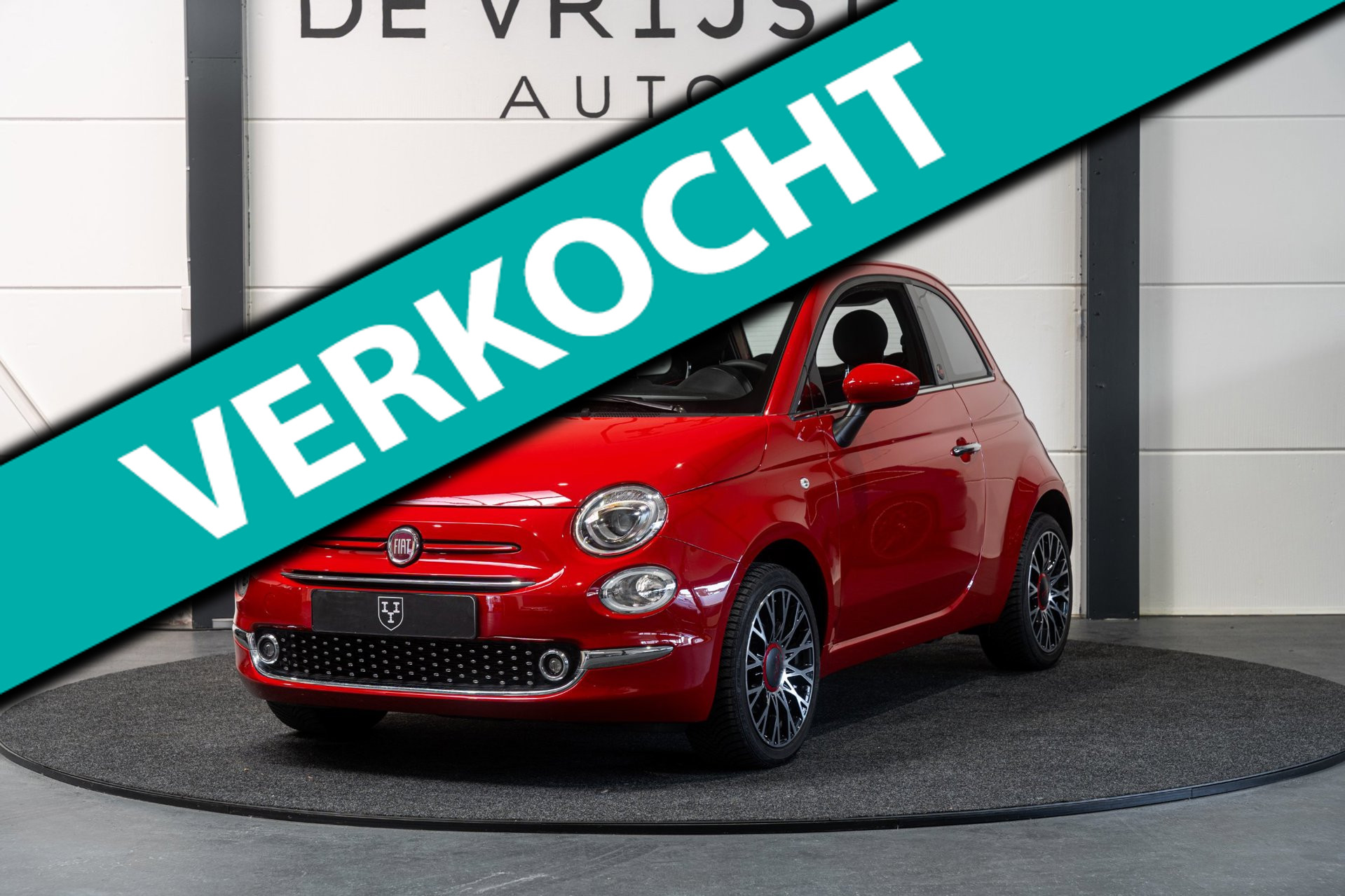 Fiat 500 1.0 Hybrid RED Edition! Dealer ondh!
