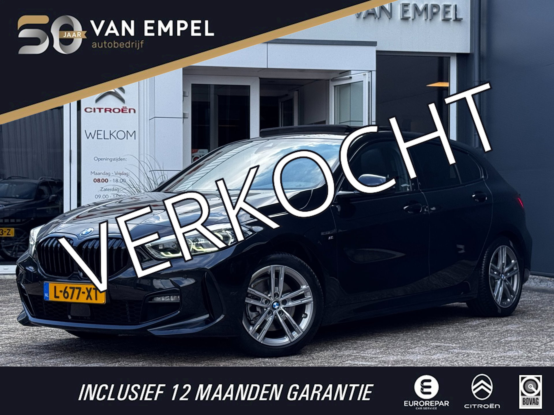 BMW 1-serie 118i M-Sport | Pano | NL-Auto | Leder + Sportstoelen | Camera | Stoelverwarming