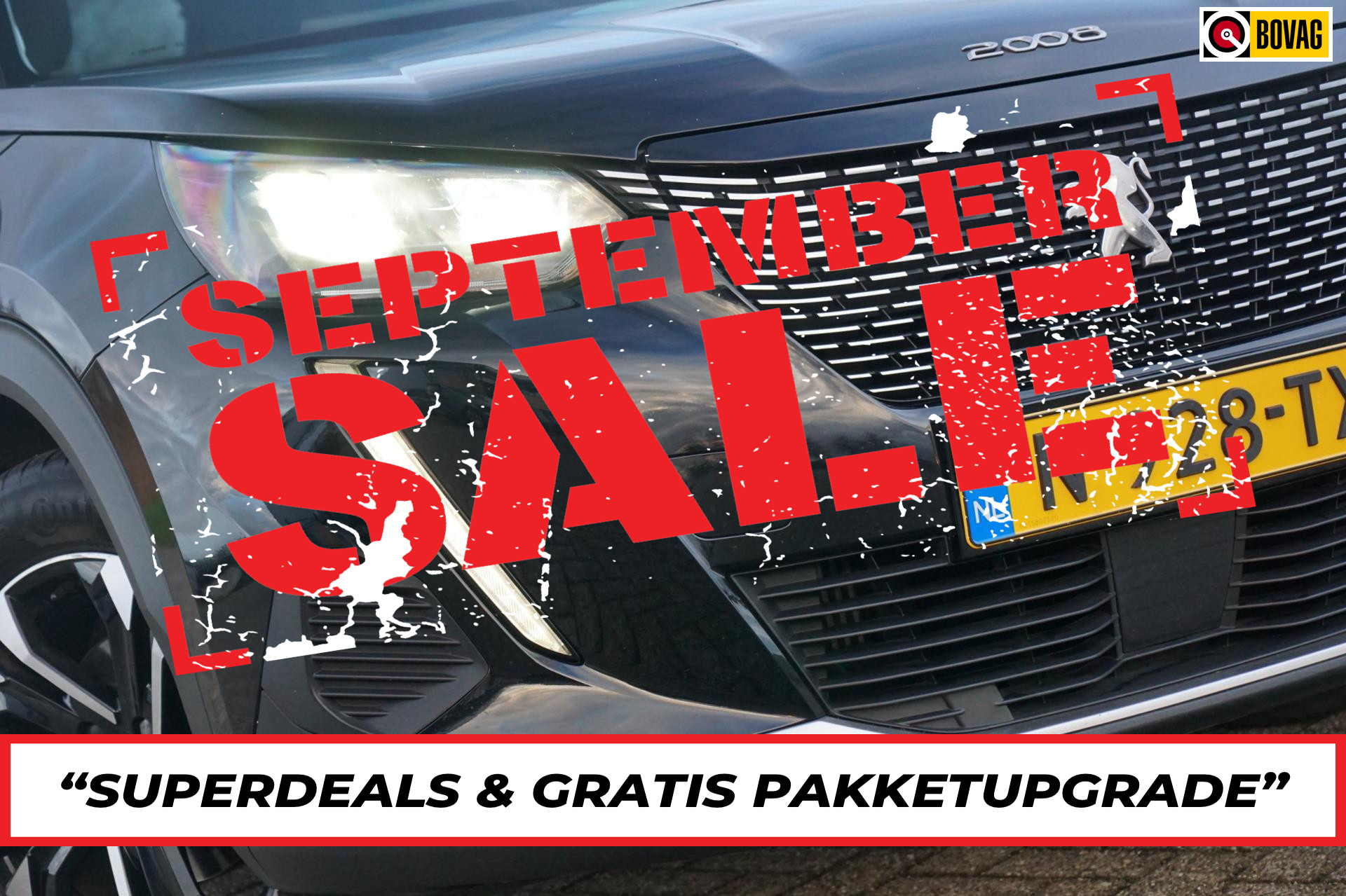 Peugeot 2008 1.2 PureTech Allure | Noir Perla Nera | AppleCarplay/Camera/LED/Navi/Half-leder – Chique!