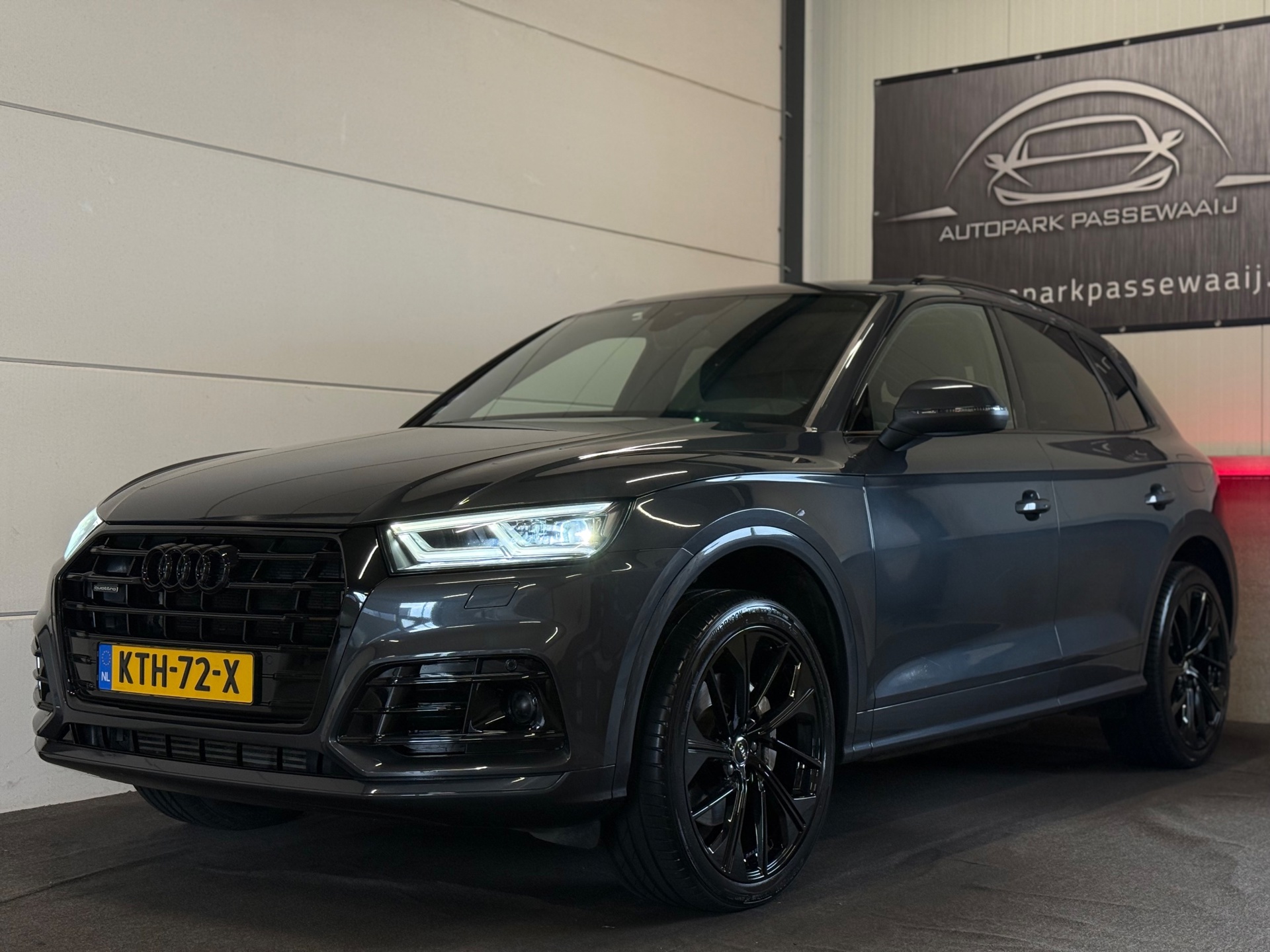 Audi Q5 55 TFSI e quattro Competition Pano, ACC, Apple Carplay, B&O, 21″, Elek Stoelen, Trekhaak, Lederen, LED, Virtual Cockpit